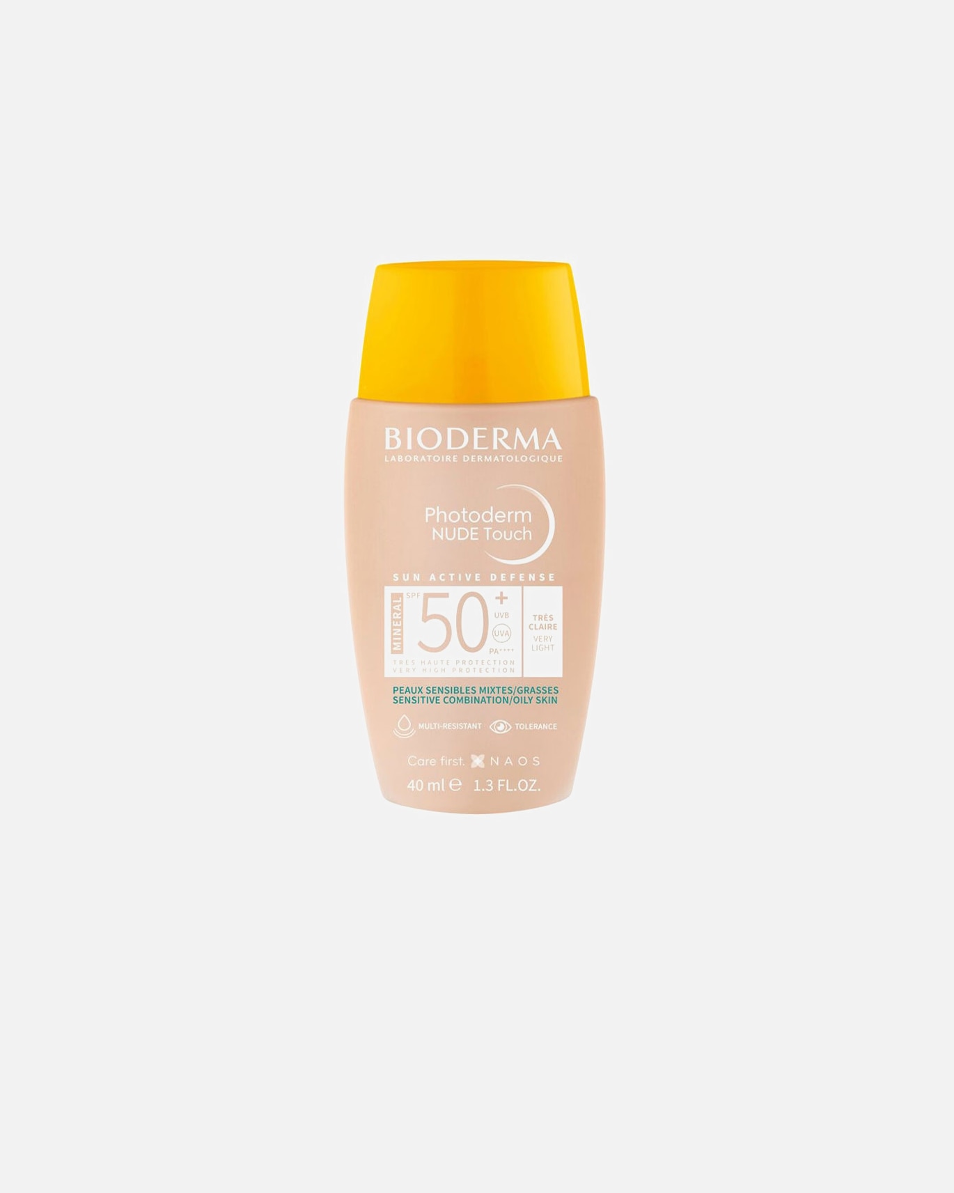 Sonnencreme für Unisex Bioderma FOTODERM NUDE SPF50+ sehr leicht