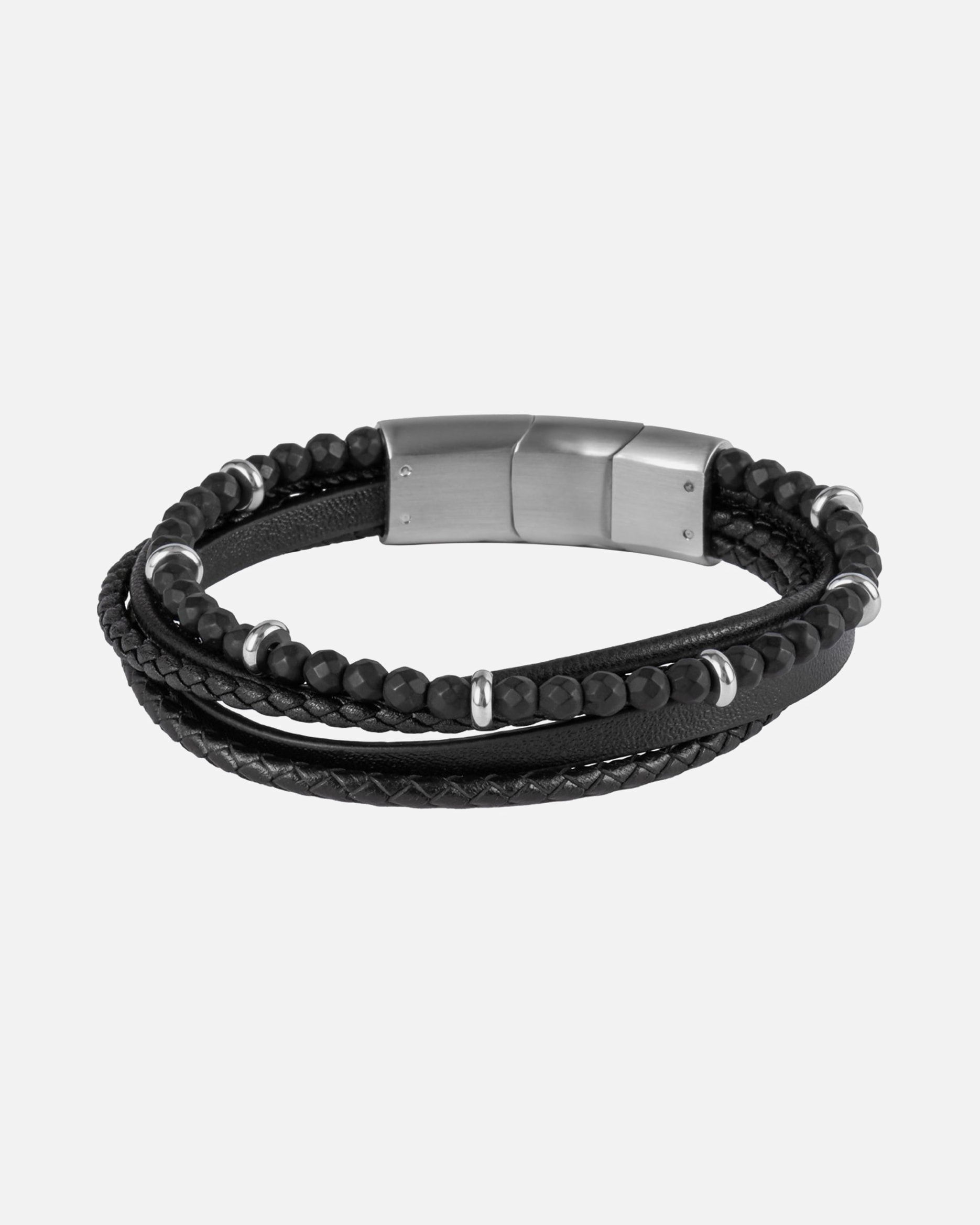 Armband für Männlich Jacques Lemans Armband Leder, Edelstahl 1 Stück