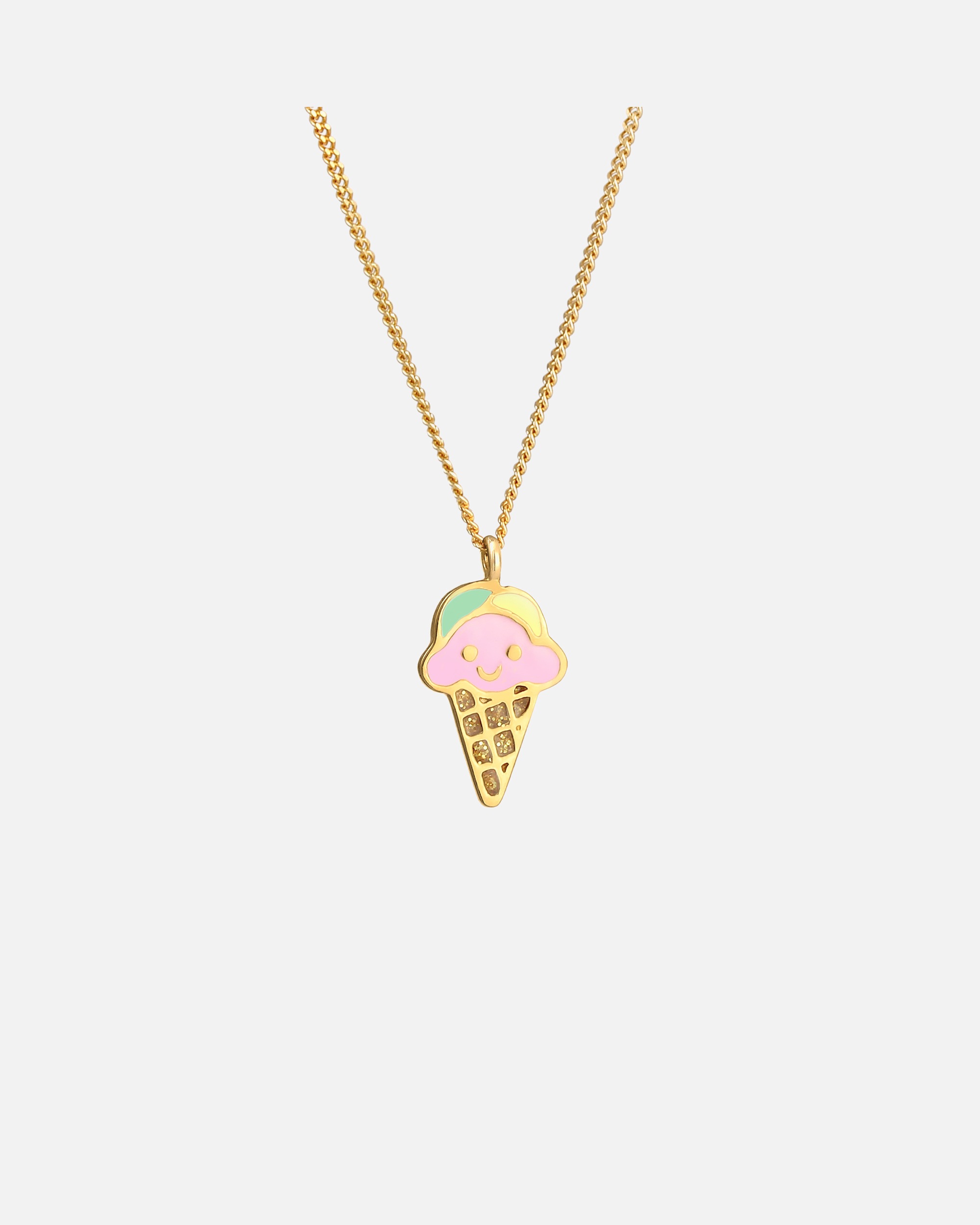 Halskette für Weiblich Elli Elli Halskette Kinder Eis Sweet Emaille 925 Silber 1 Stück