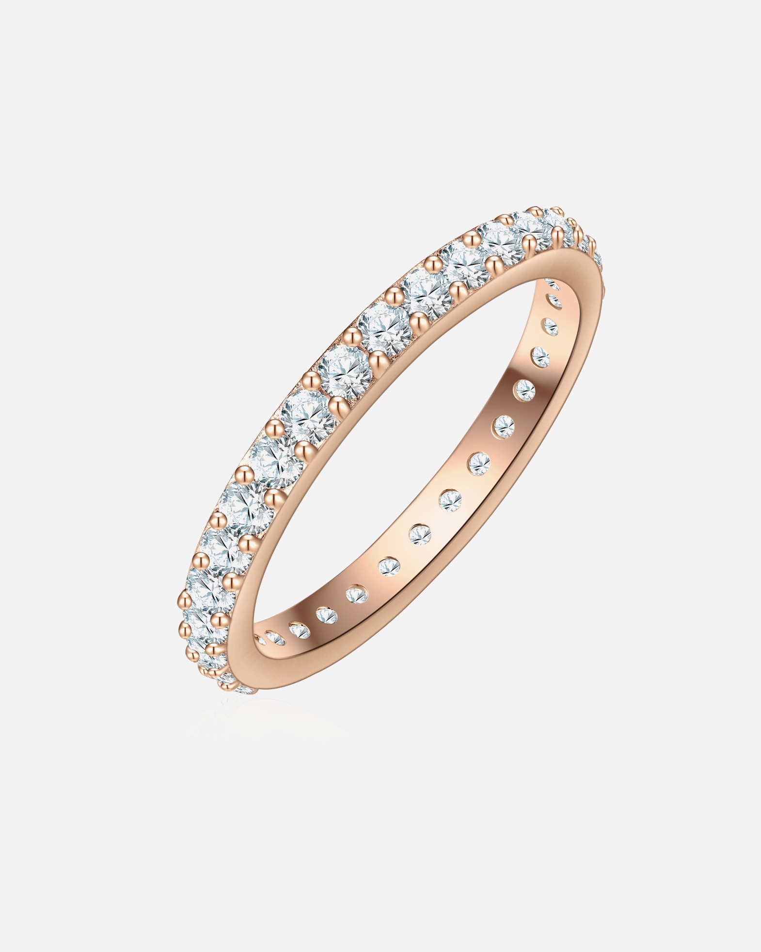 Ring für Weiblich Glanzstücke München Ring aus Sterling Silber in roségold 50