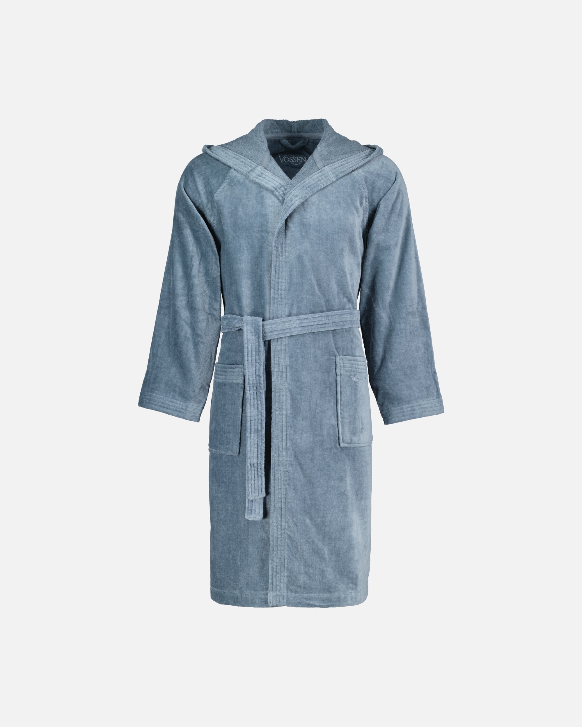 Bademantel für Unisex Vossen Bademäntel unisex Kurzmantel mit Kapuze Texas flanell - 7400 XXL