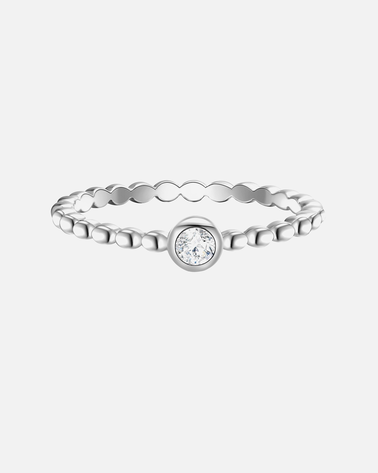 Ring für Weiblich Glanzstücke München Ring Sterling Silber Zirkonia in Silber 48
