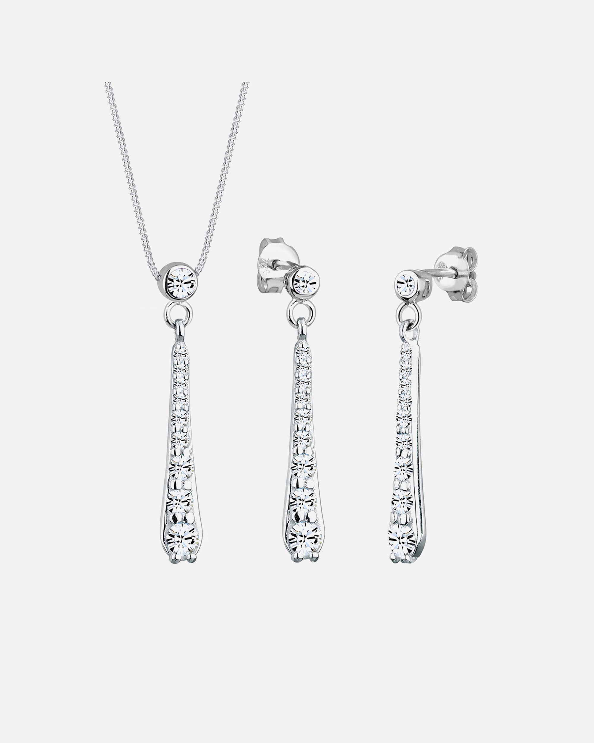 Schmuckset für Weiblich Elli 925 Silber, mit Kristallen von Swarovski® 1 Stück