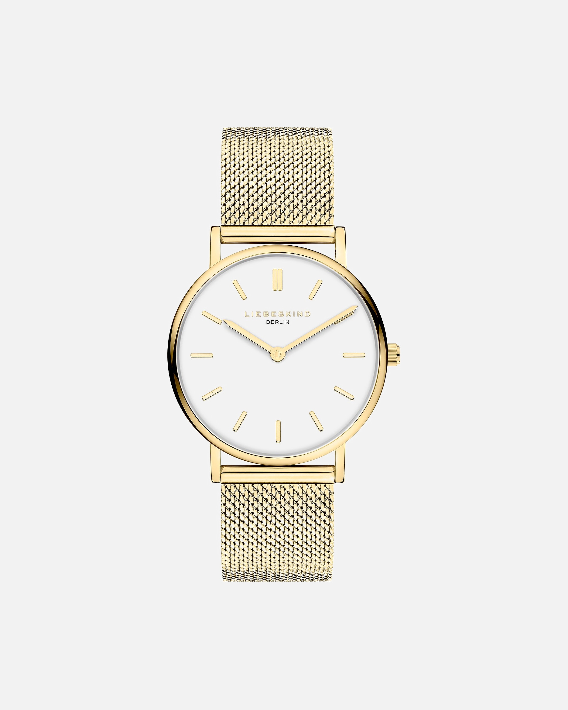 Uhr für Weiblich Liebeskind Damenuhr Edelstahl gold