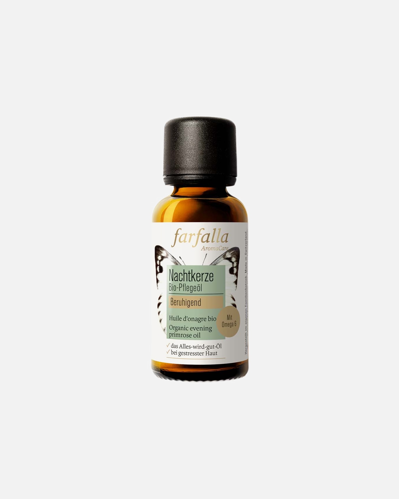 Kerze für Unisex Farfalla Pflegeöl - Nachtkerze 30 ml