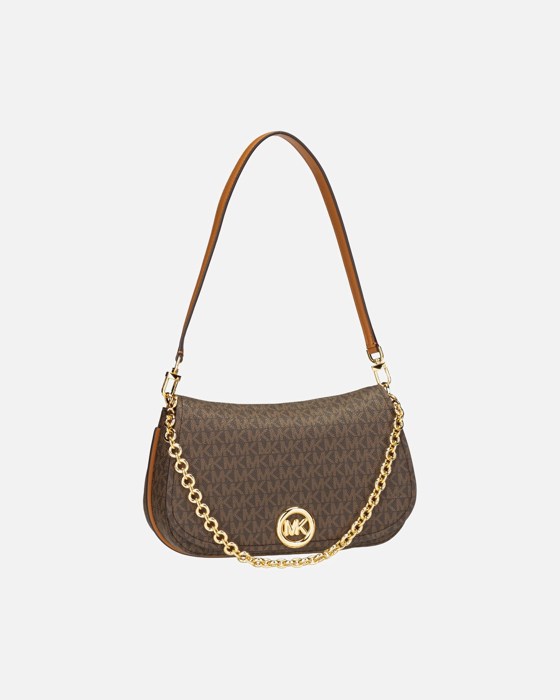 Handtasche für Weiblich Michael Kors Handtasche Nolita MD Chain Conv Brown/Acorn