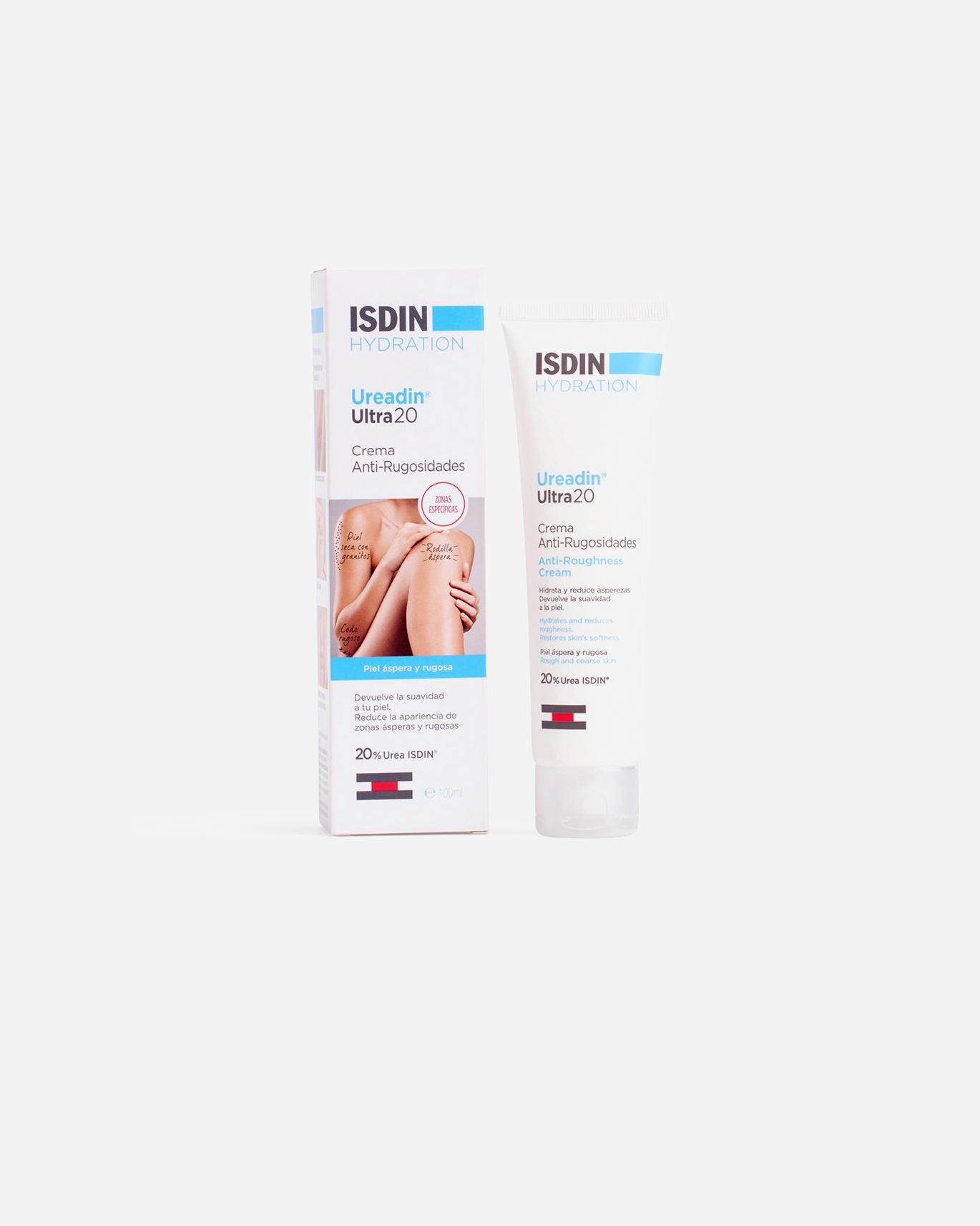 Körpercreme für Unisex ISDIN UREADIN ULTRA20 Anti-Rauheitscreme 100 ml