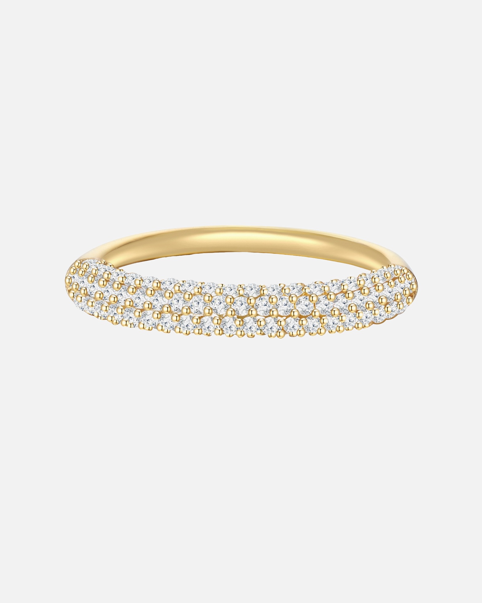 Ring für Weiblich Glanzstücke München Ring aus Sterling Silber in gelbgold mit Zirkonia 48