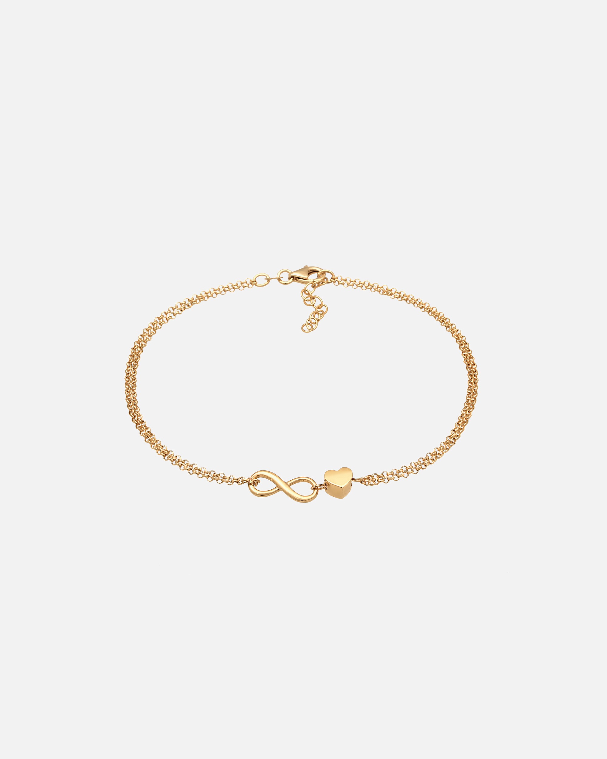 Schmuck für Weiblich Elli Herz Liebe Unendlichkeit Infinity 925 Silber 1 Stück