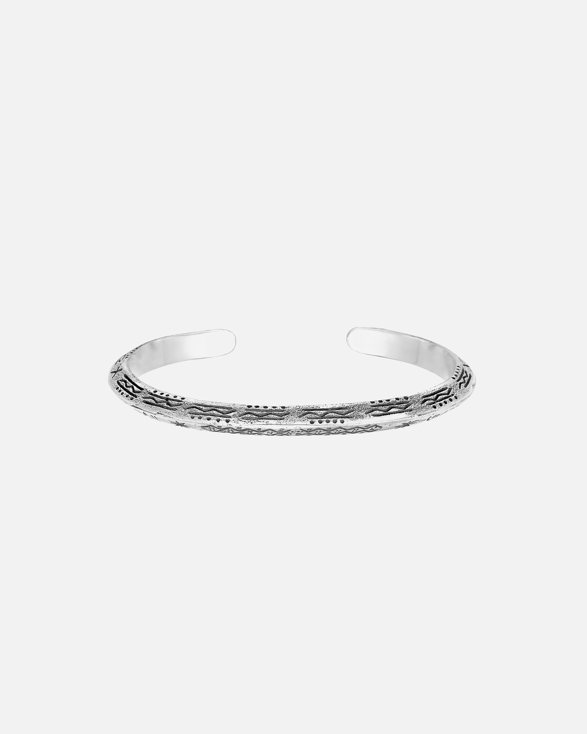 Armreif für Männlich Haze & Glory Default Brand Line Armreif - Azetec 925 Silber 18