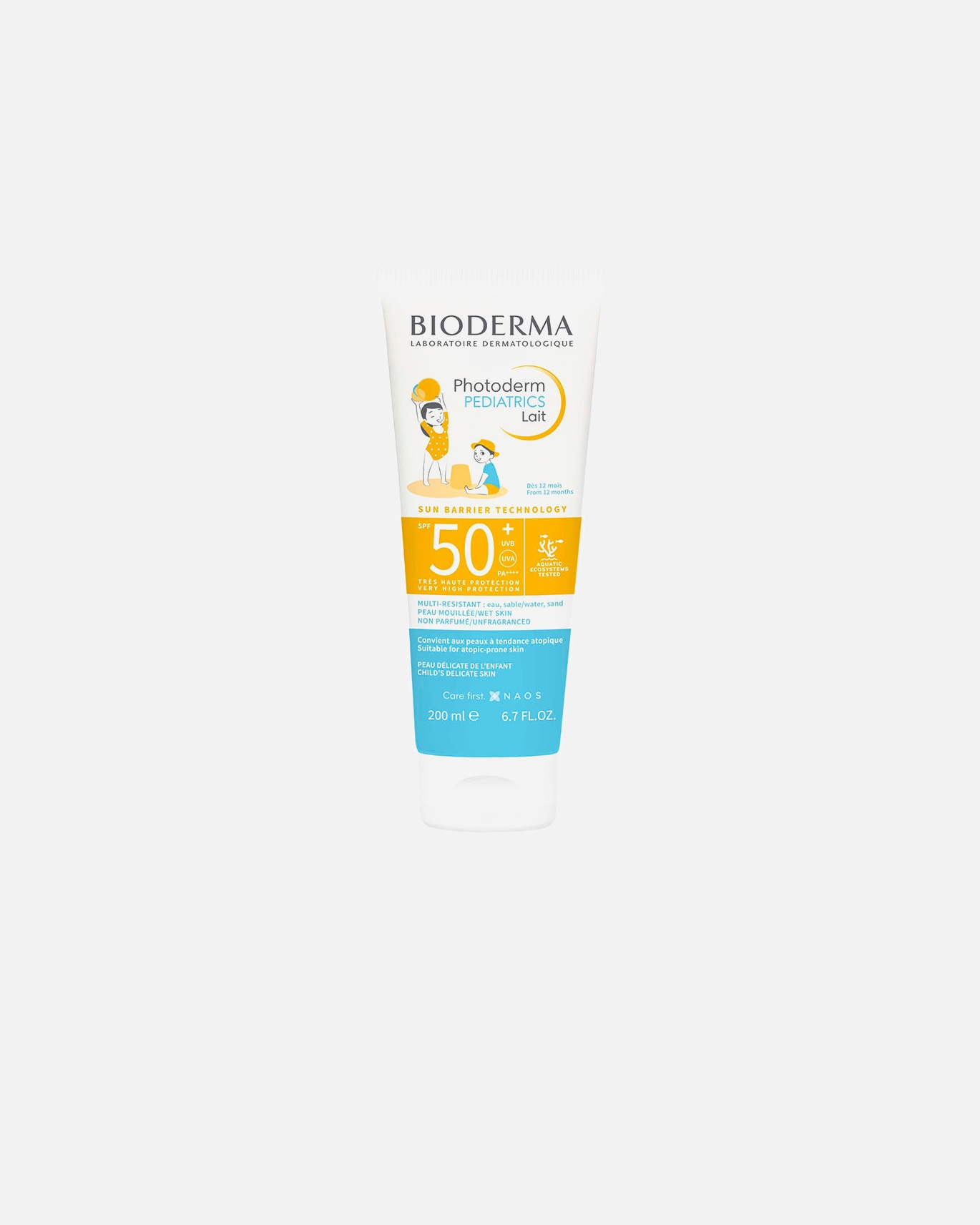 Kindersonnenschutz für Unisex Bioderma PHOTODERM PEDIATRICS Kindermilch LSF 50+ 200 ml