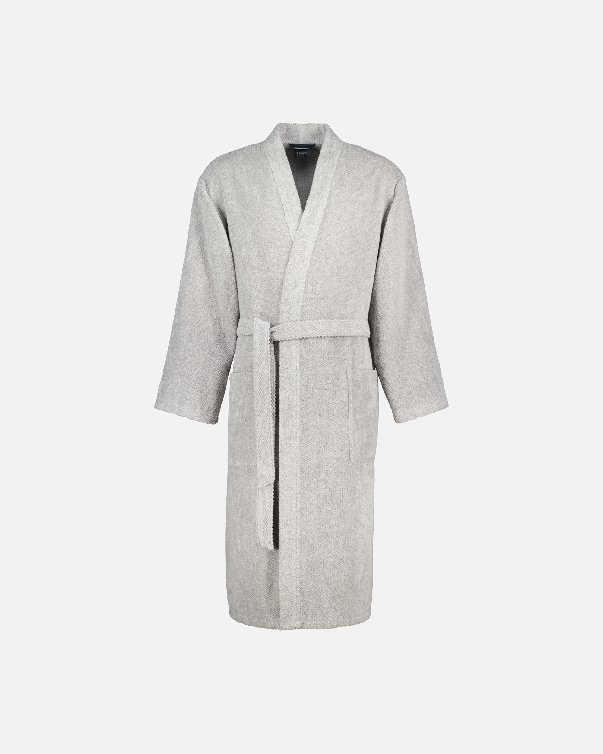 Bademantel für Männlich Cawö Cawö Bademäntel Herren Kimono Pure 5622 stein - 727 1 Stück