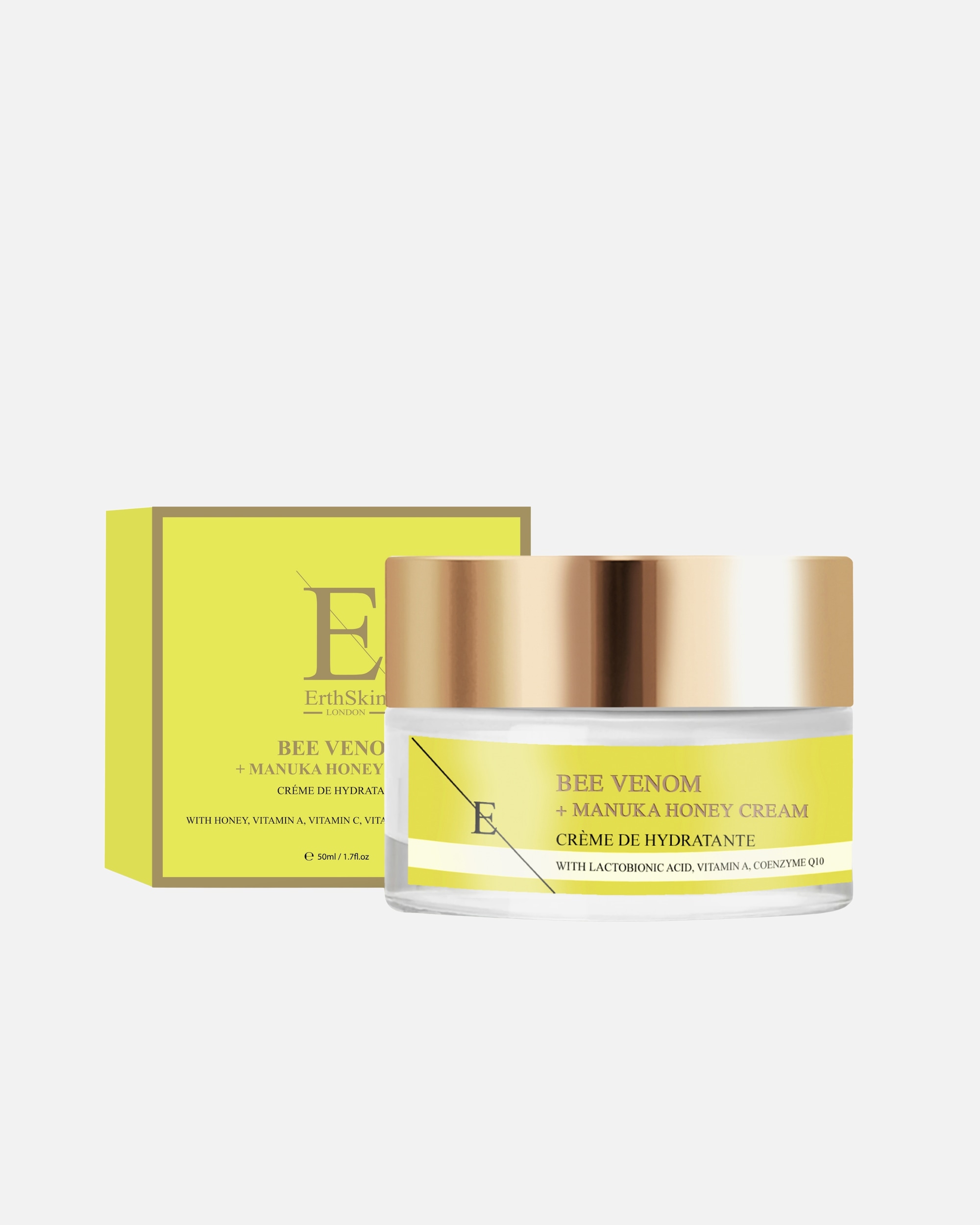 Gesichtscreme für Weiblich ErthSkin London Bienengift + Manuka-Honig-Creme 1 Stück