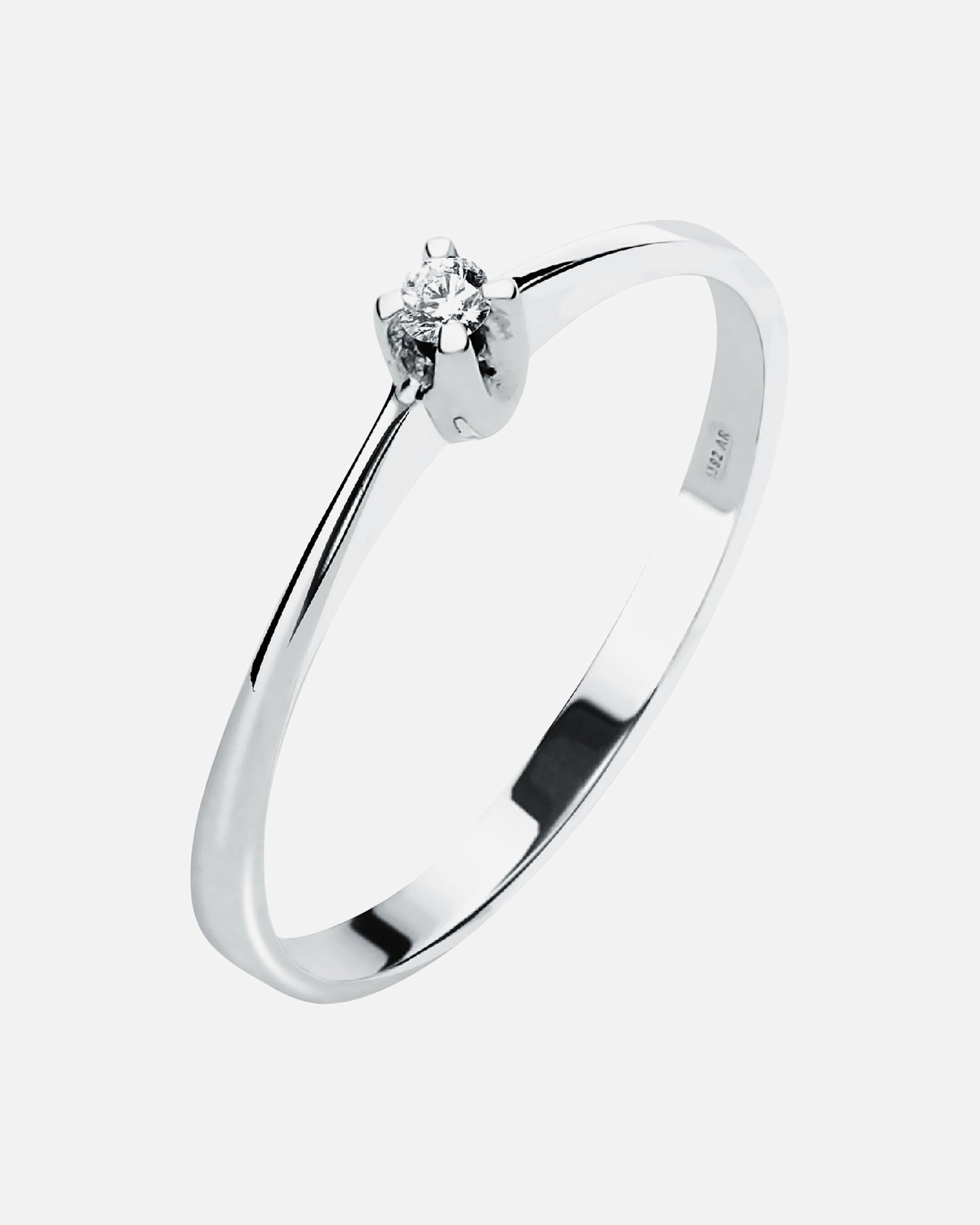 Ring für Weiblich CHRIST Damenring 375er Weißgold 60