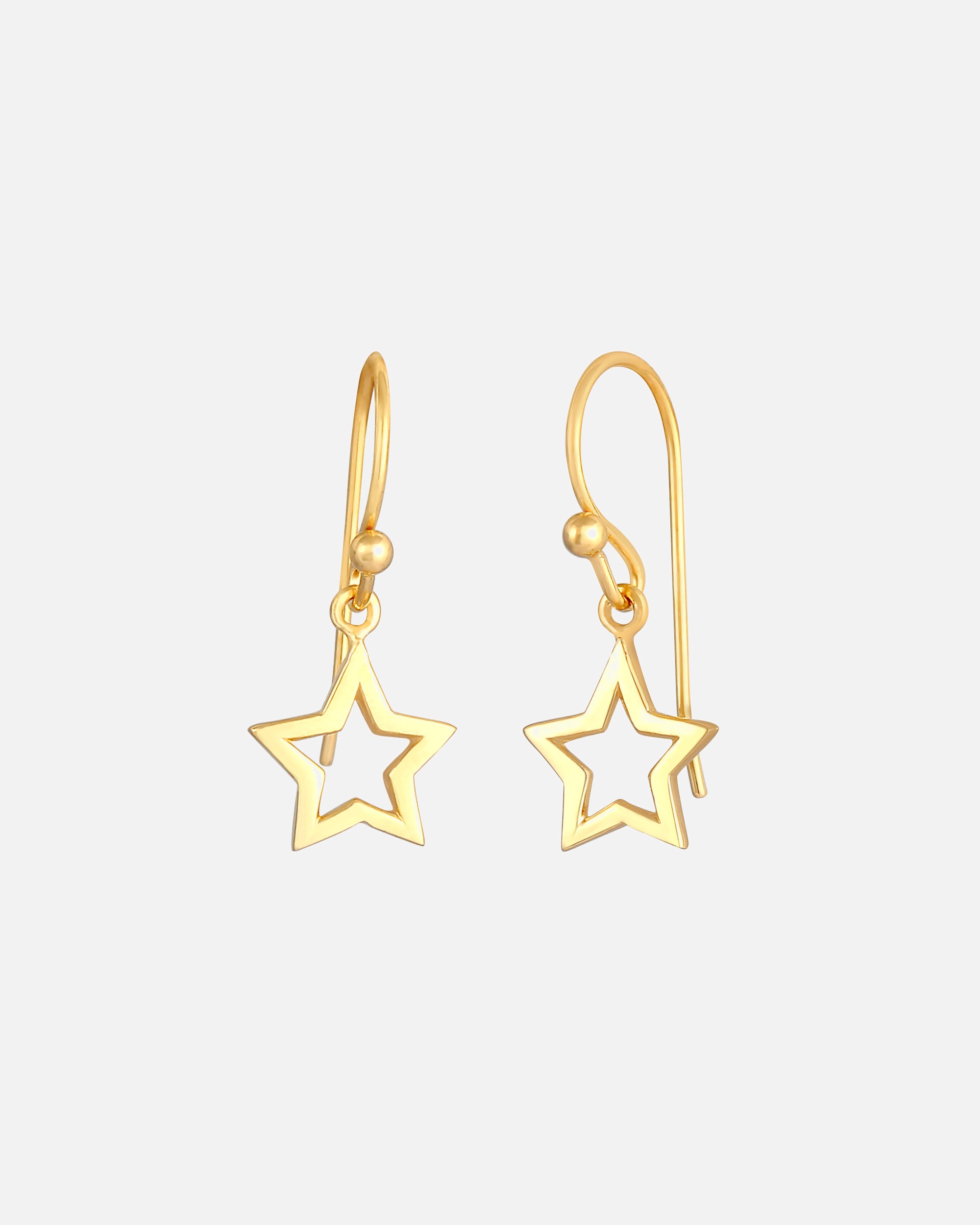 Ohrringe für Weiblich Elli Hänger Stern Astro Basic 925 Silber 1 Stück