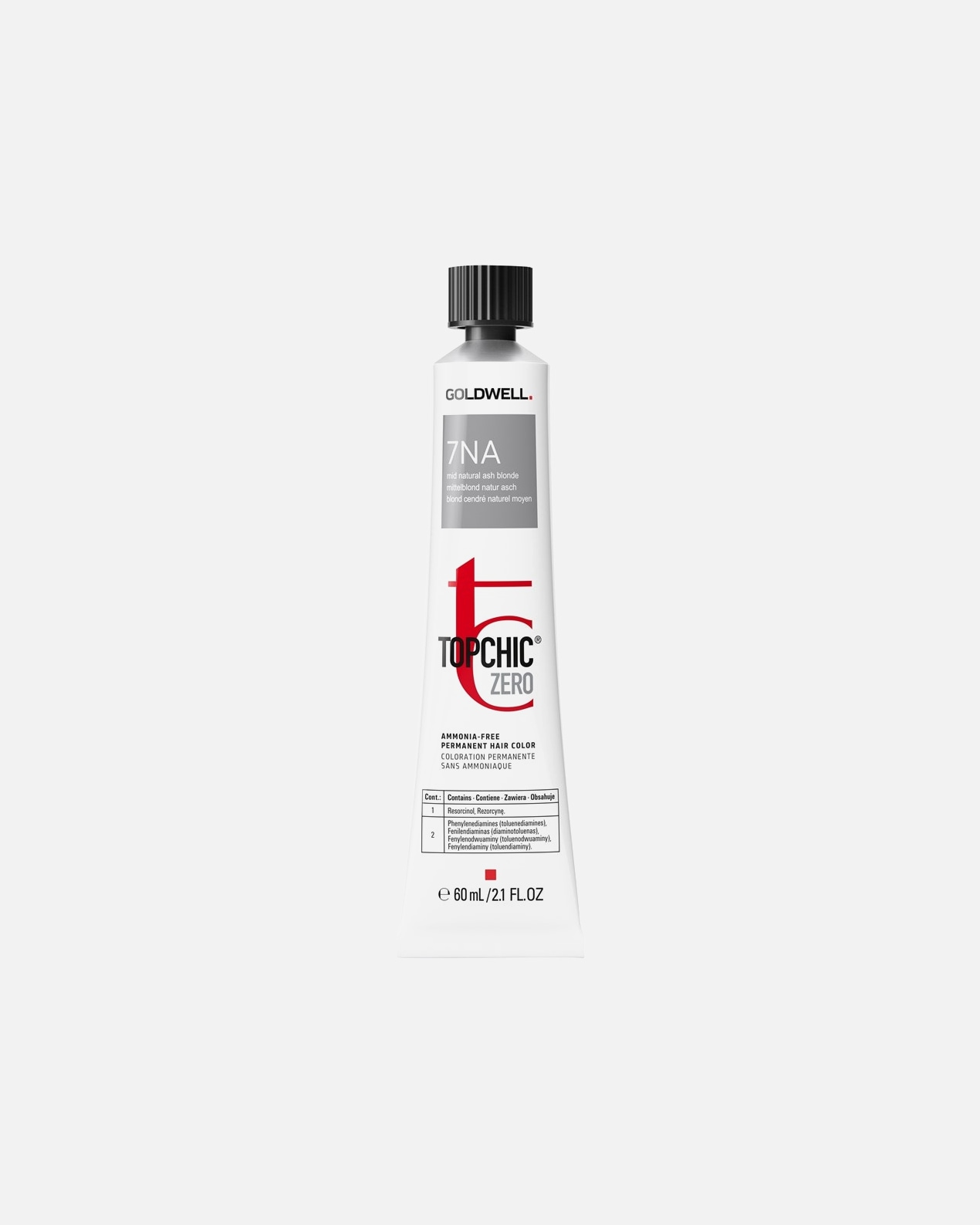 Haarfarbe für Weiblich Goldwell Zero Haarfarbe 7NA Mittel Natur Aschblond