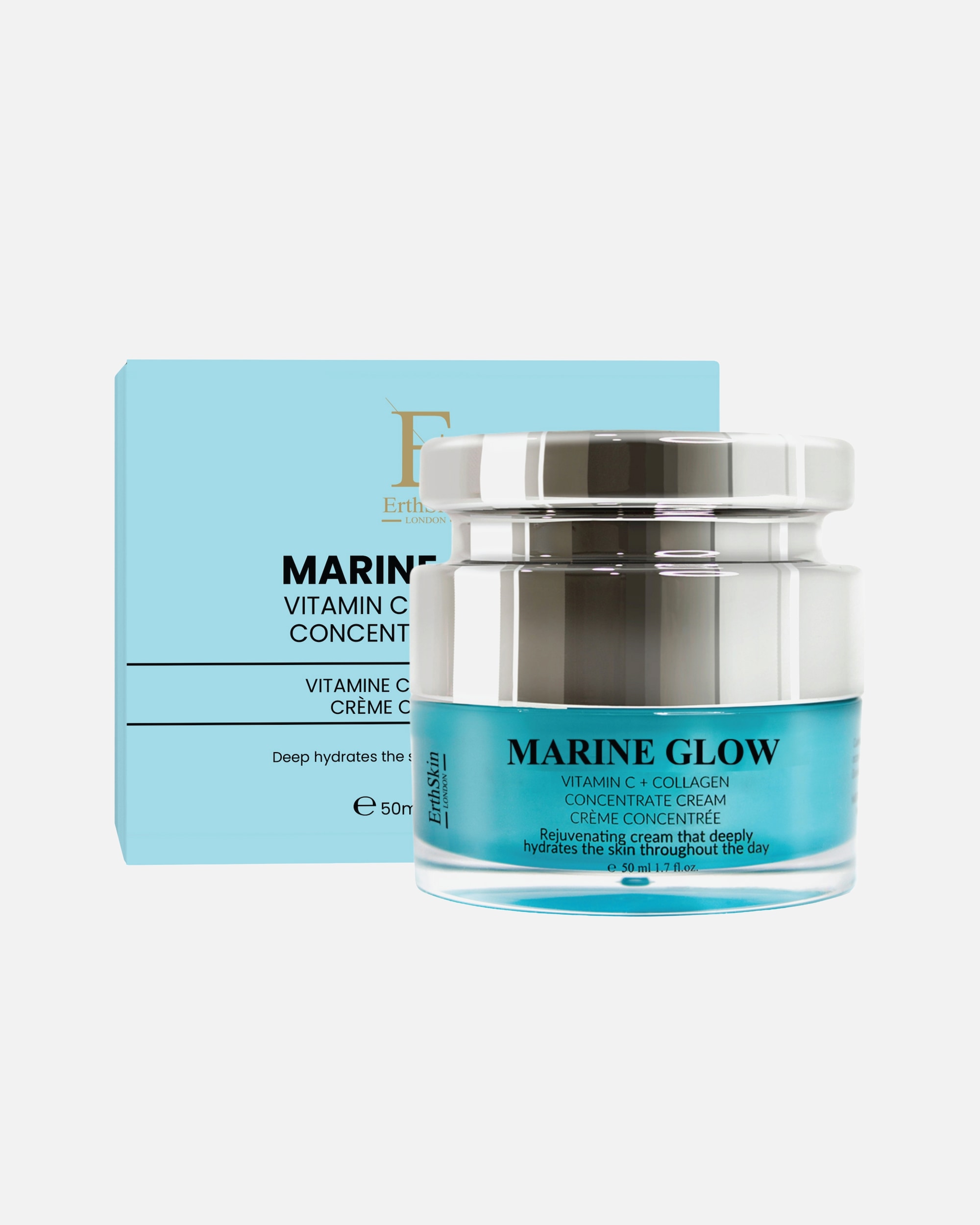 Gesichtscreme für Weiblich ErthSkin London Marine Glow Vitamin C Feuchtigkeitscreme 1 Stück
