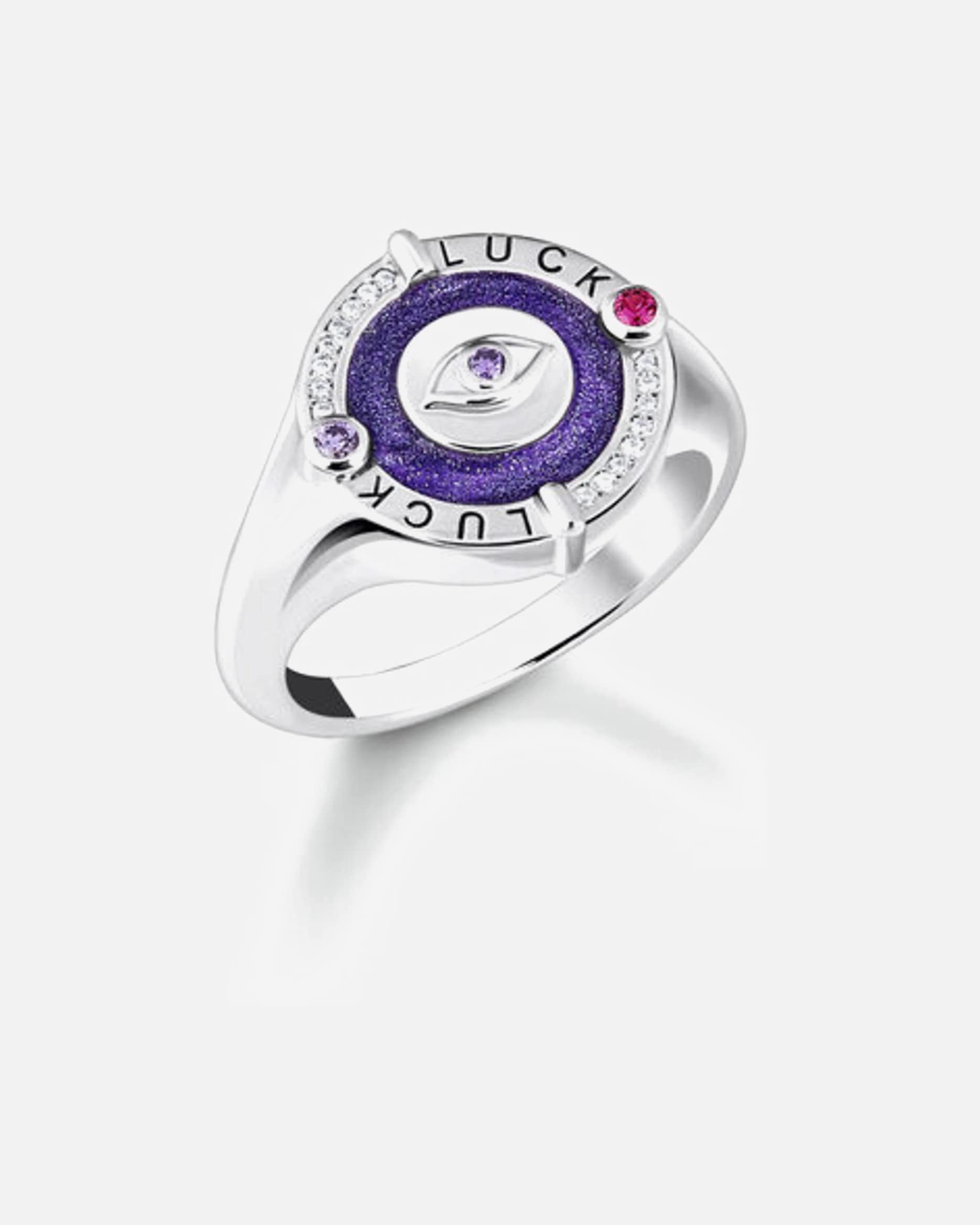 Ring für Weiblich Thomas Sabo Damenring 925er Silber, Emaille 52