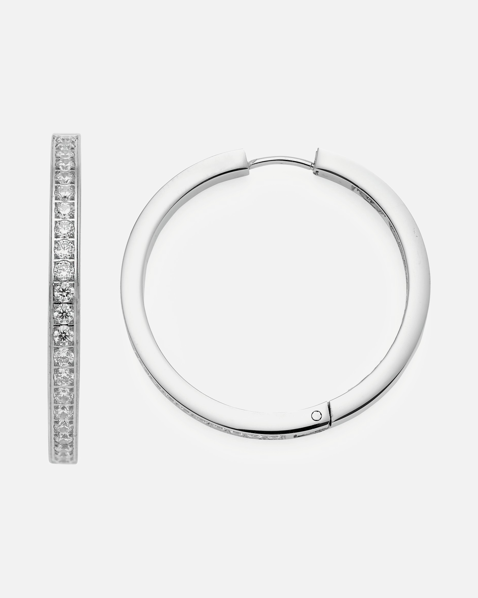 Ohrringe für Weiblich Leonardo Creolen Edelstahl silber