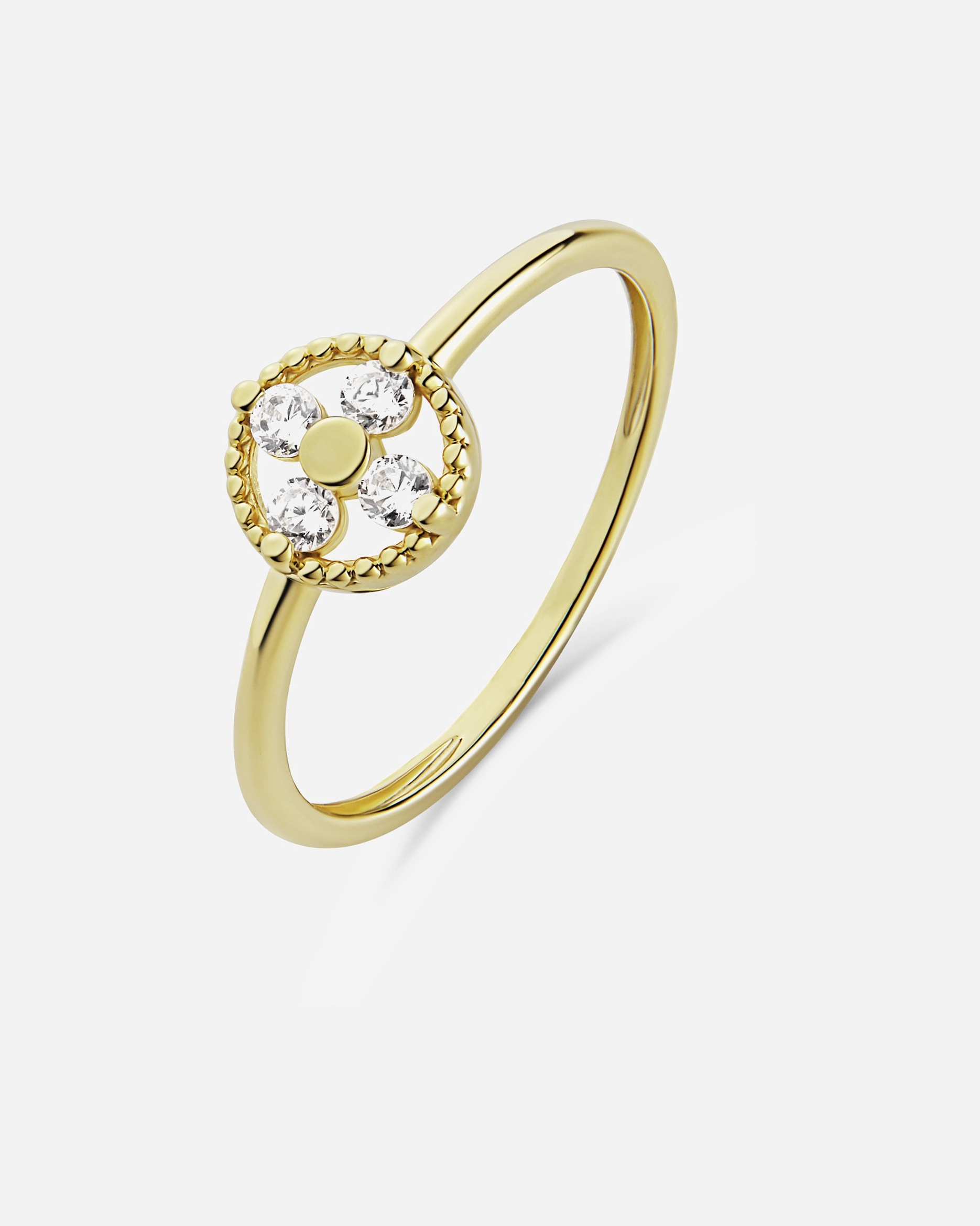 Ring für Weiblich CHRIST Damenring 375er Gelbgold 56