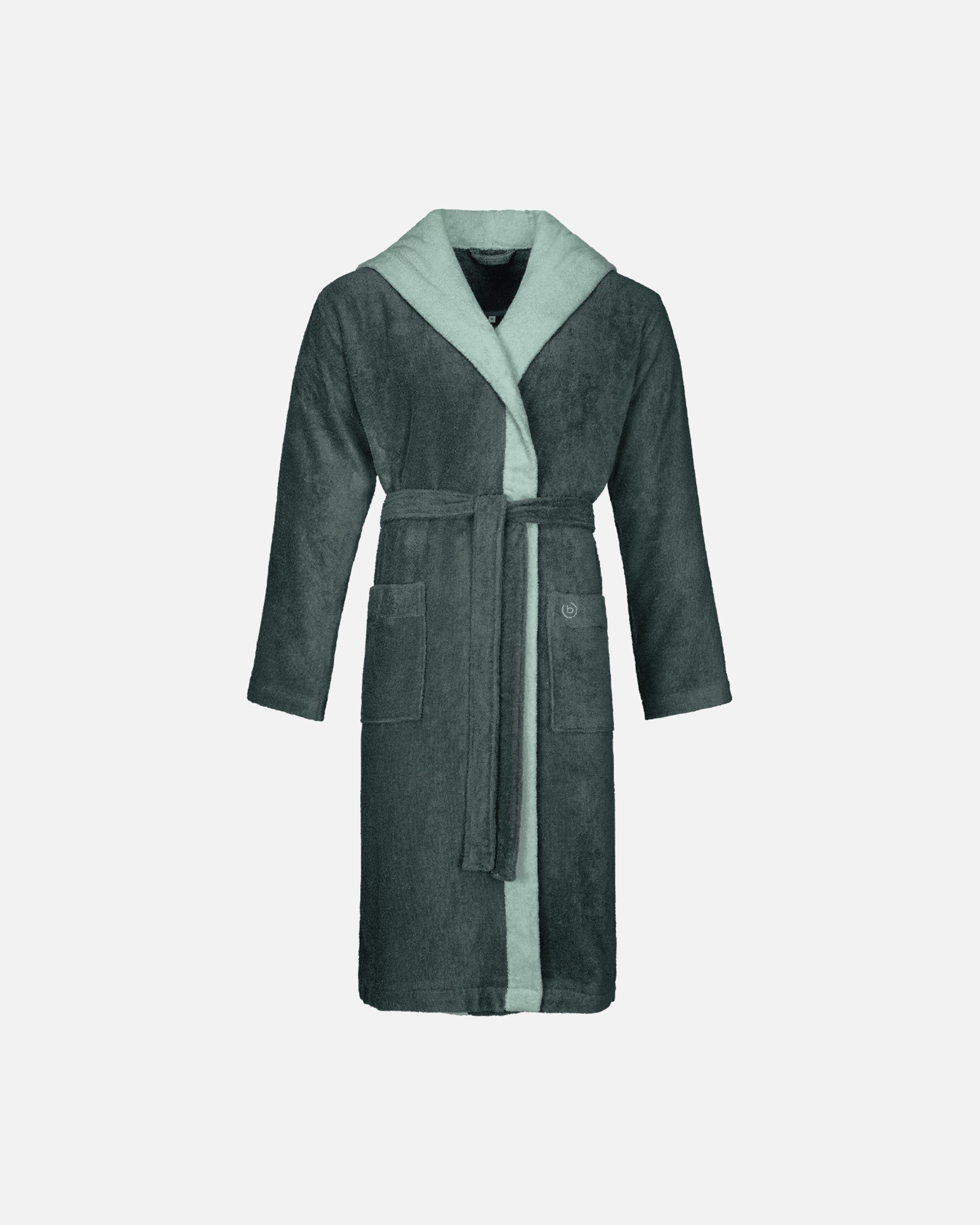 Bademantel für Unisex Bugatti Bugatti Bademäntel Herren Kapuze Stefano sage - 7520 M