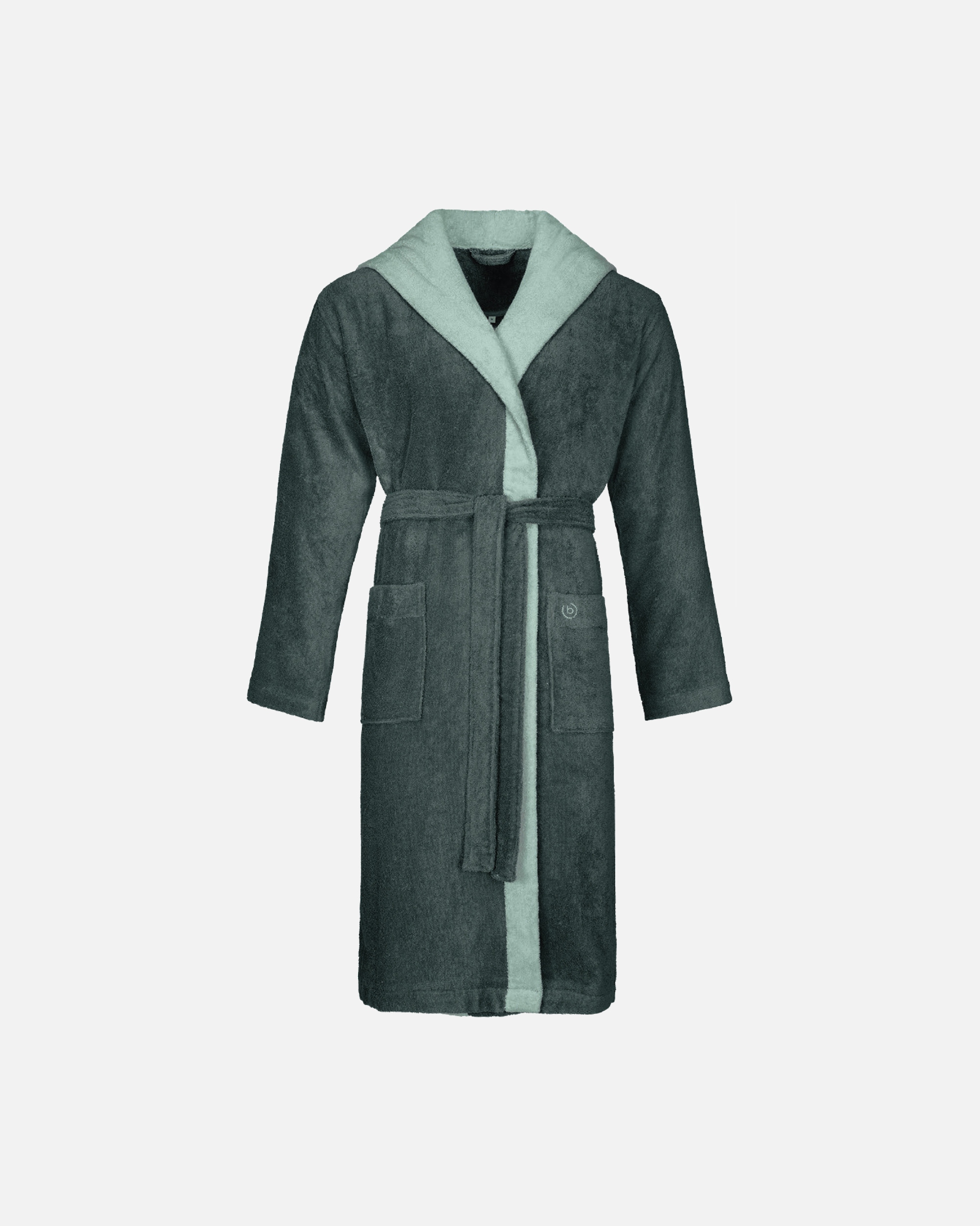 Bademantel für Unisex Bugatti Bugatti Bademäntel Herren Kapuze Stefano sage - 7520 L