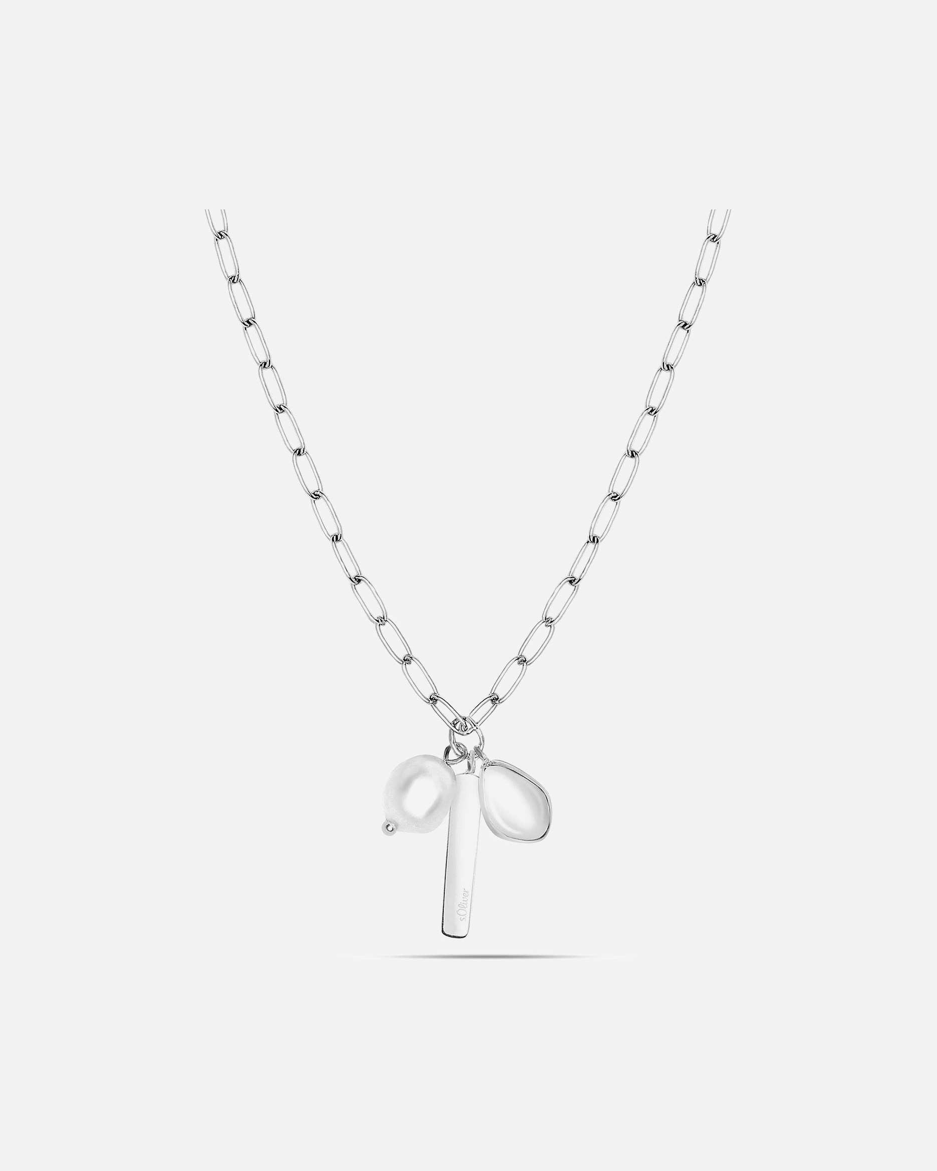 Kette für Weiblich s.Oliver Kette Edelstahl silber