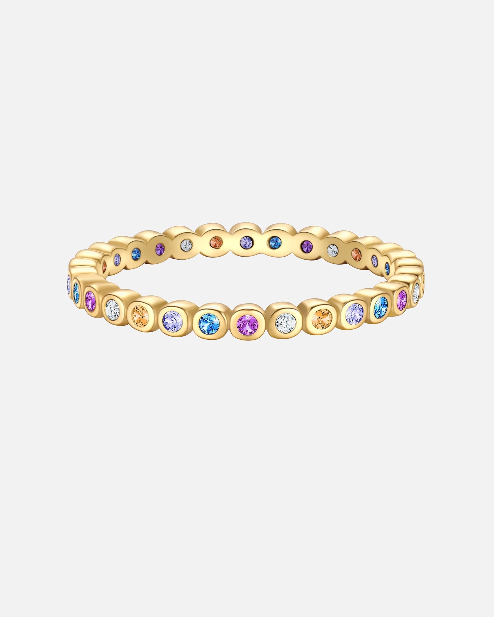Ring für Weiblich Glanzstücke München Ring aus Sterling Silber in gelbgold mit Zirkonia 48