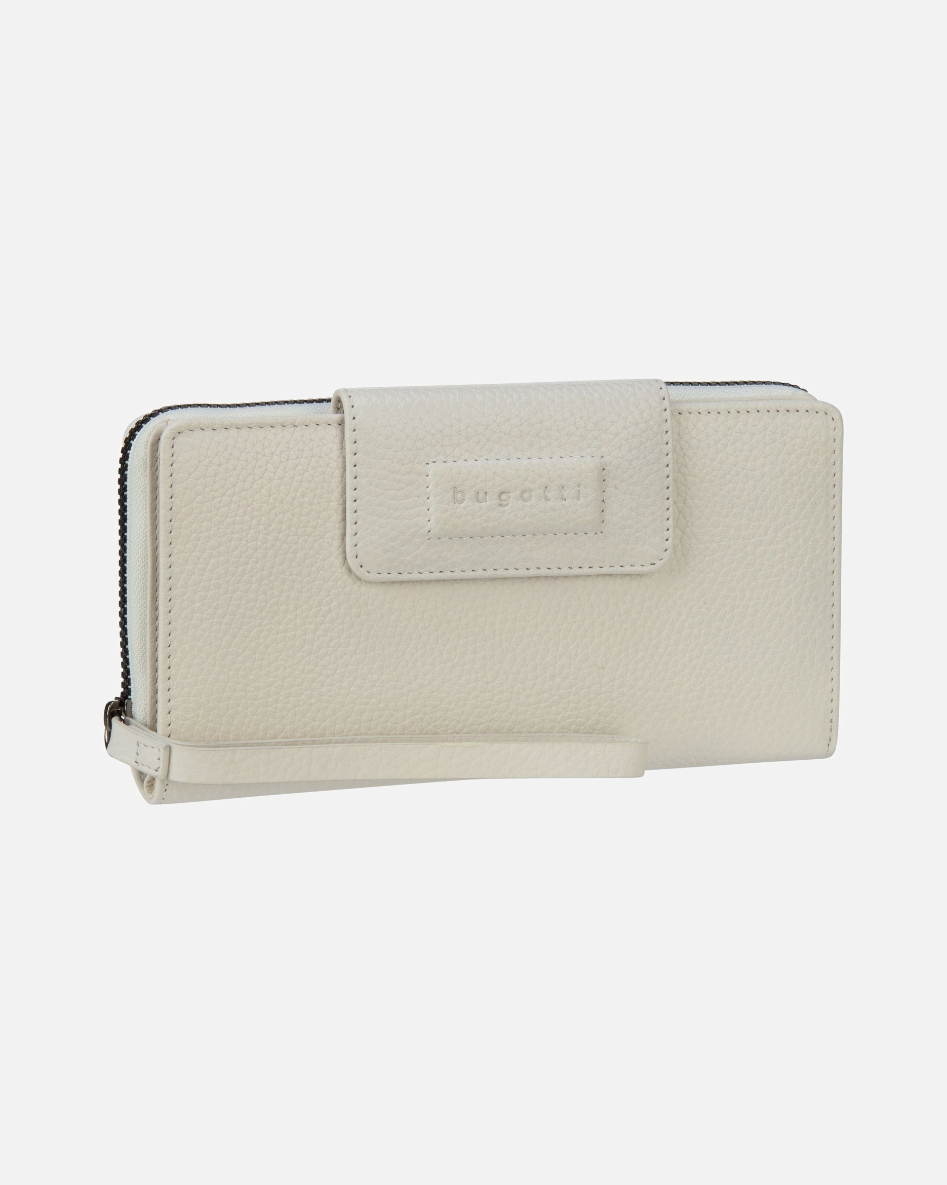 Portemonnaie für Weiblich Bugatti Geldbörse Elsa Ladies Zip Large Weiß