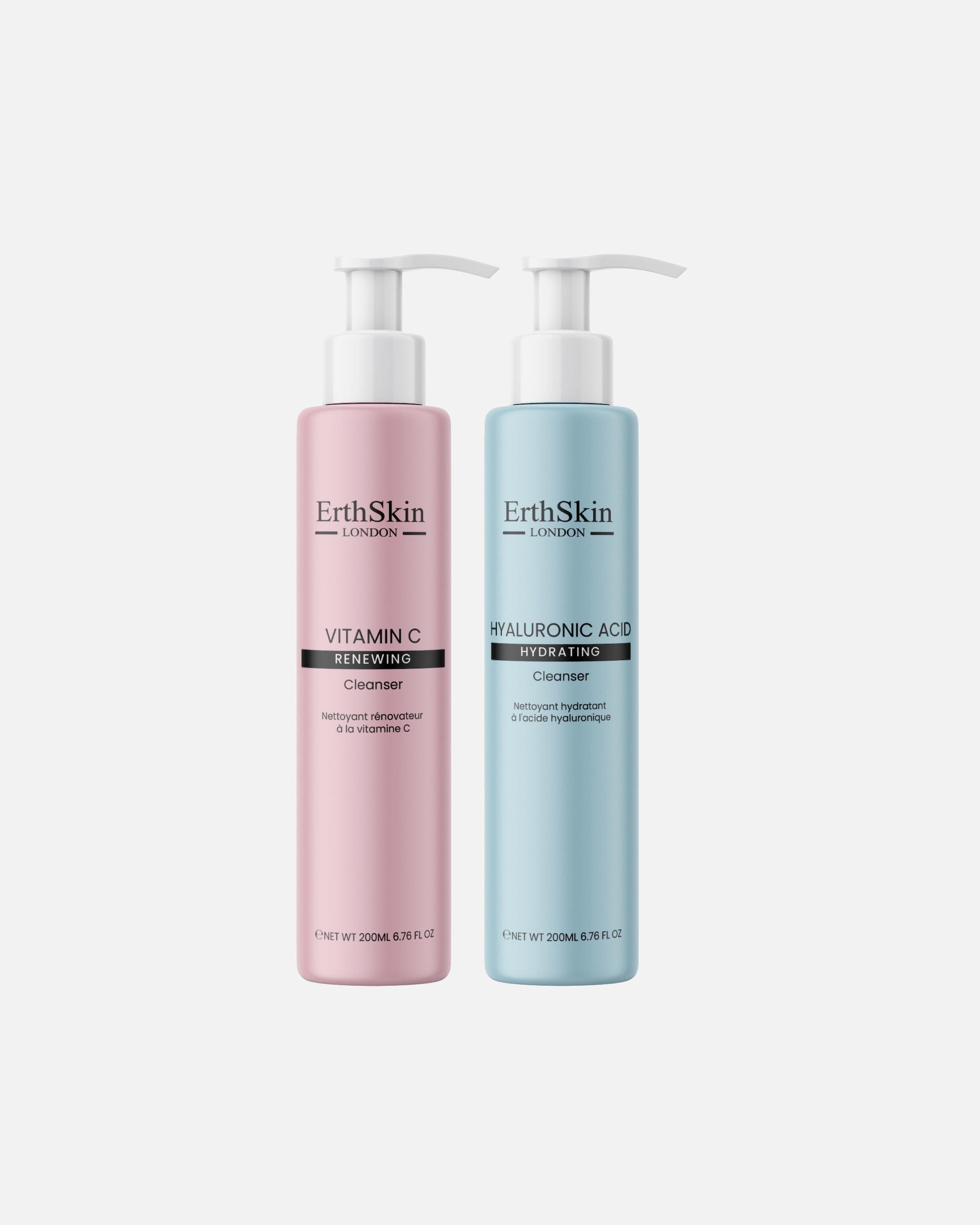 Reinigungsgel für Weiblich ErthSkin London Doppel-Reinigungsgel Duo 1 Stück