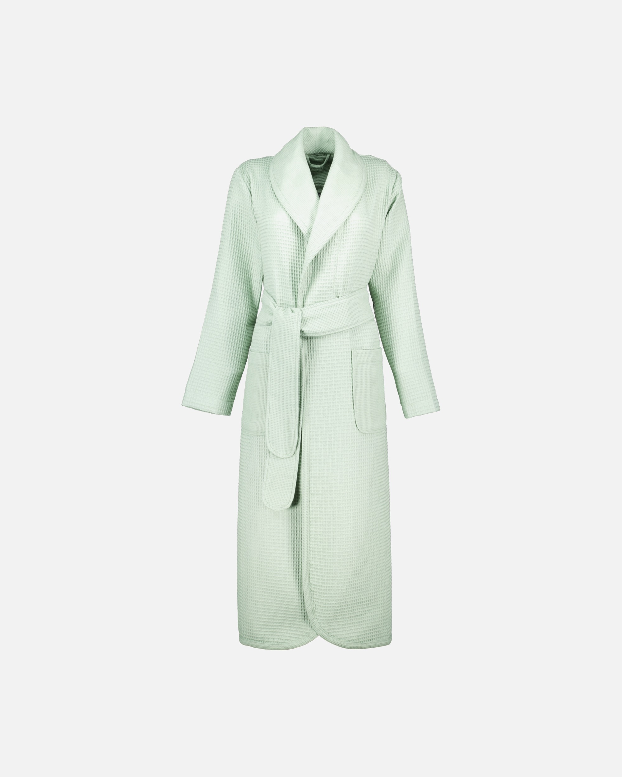 Bademantel für Weiblich Vossen Vossen Bademäntel Damen Schalkragen Catania soft green - 5305 1 Stück