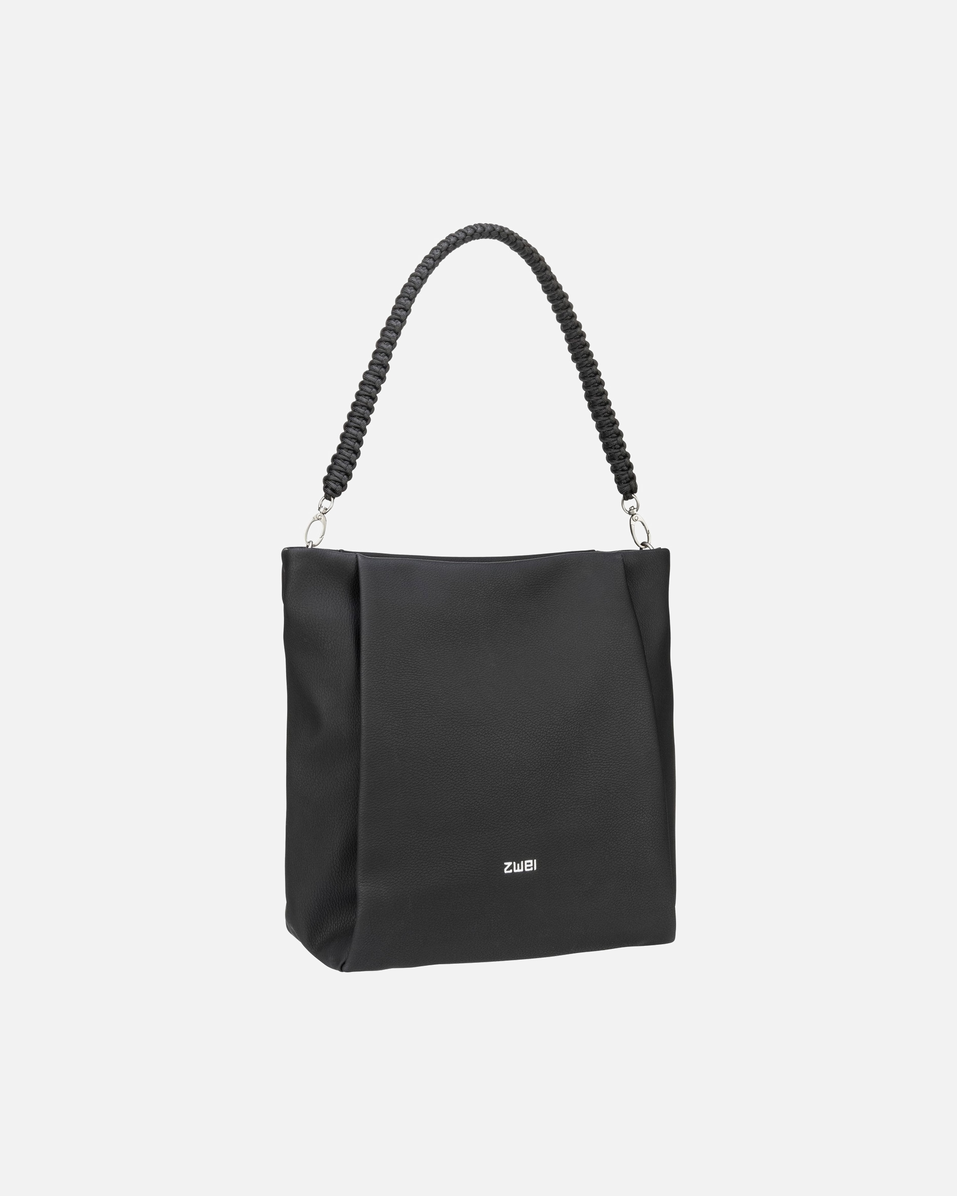 Umhängetasche für Weiblich ZWEI Handtasche Yuna YU120 Nubuk/Black