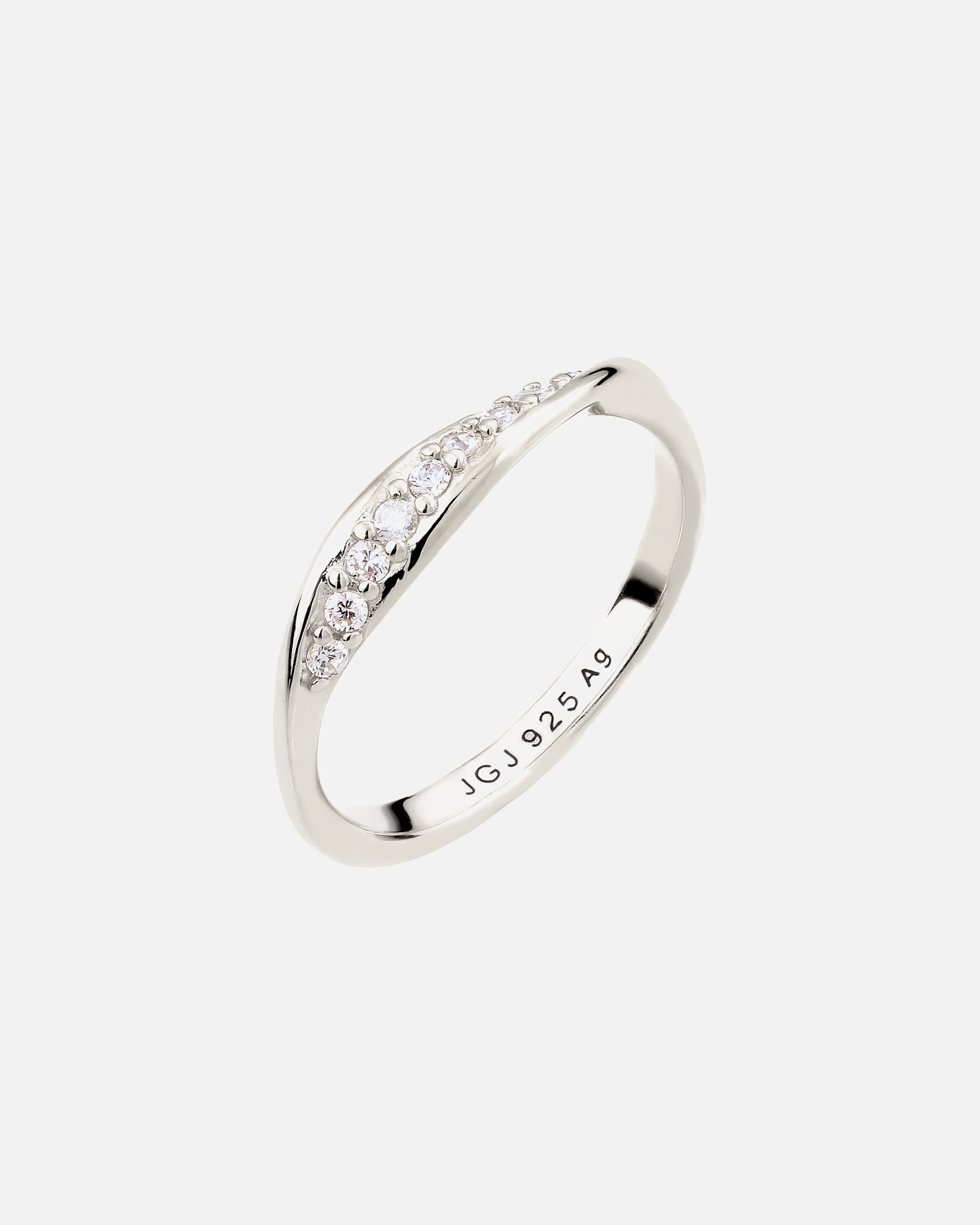 Ring für Weiblich Elli DIAMONDS Laborgezüchtete Diamanten Weiß Brilliant Cut (0.18 ct) 925 Sterling Silber 56