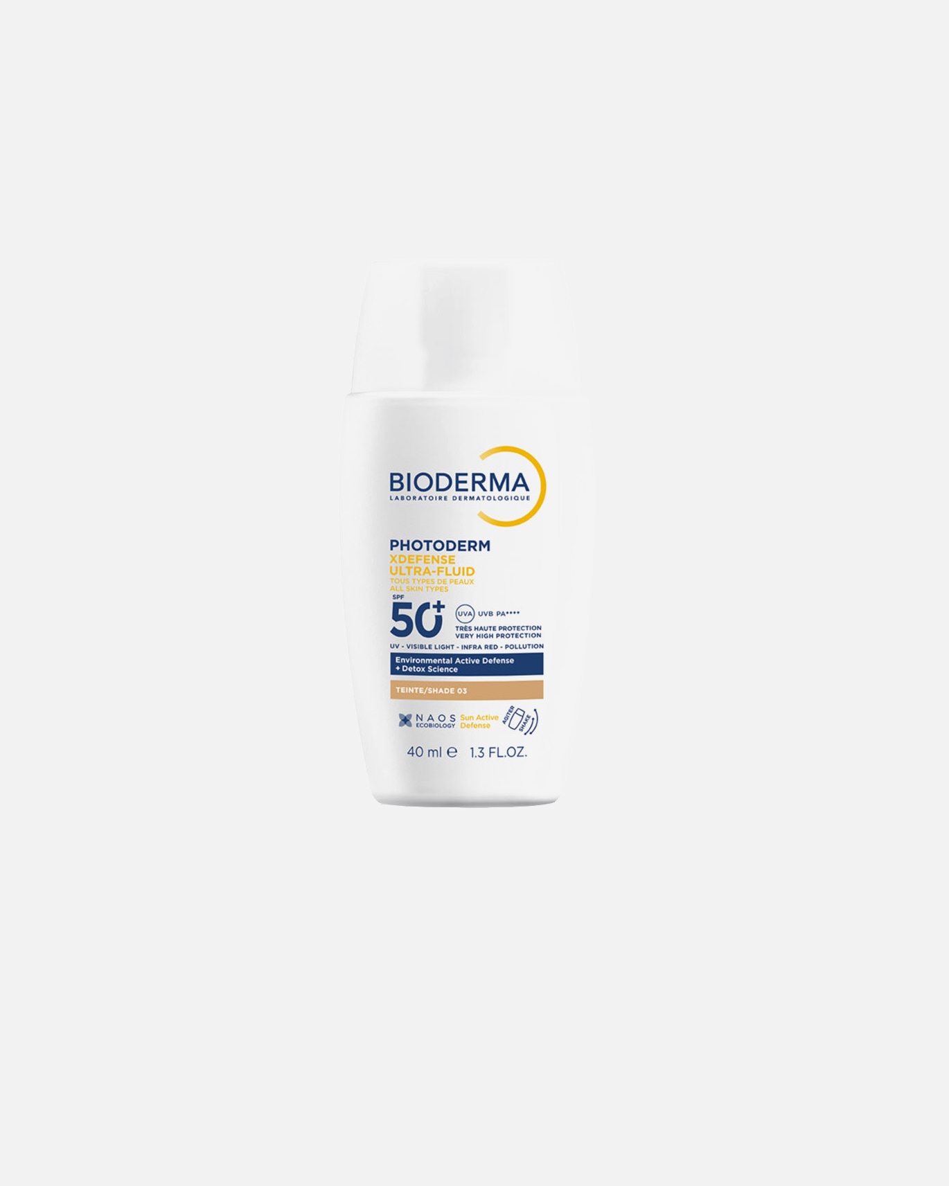 Sonnencreme für Unisex Bioderma PHOTODERM XDEFENSE getönte Sonnencreme LSF 50+ 03