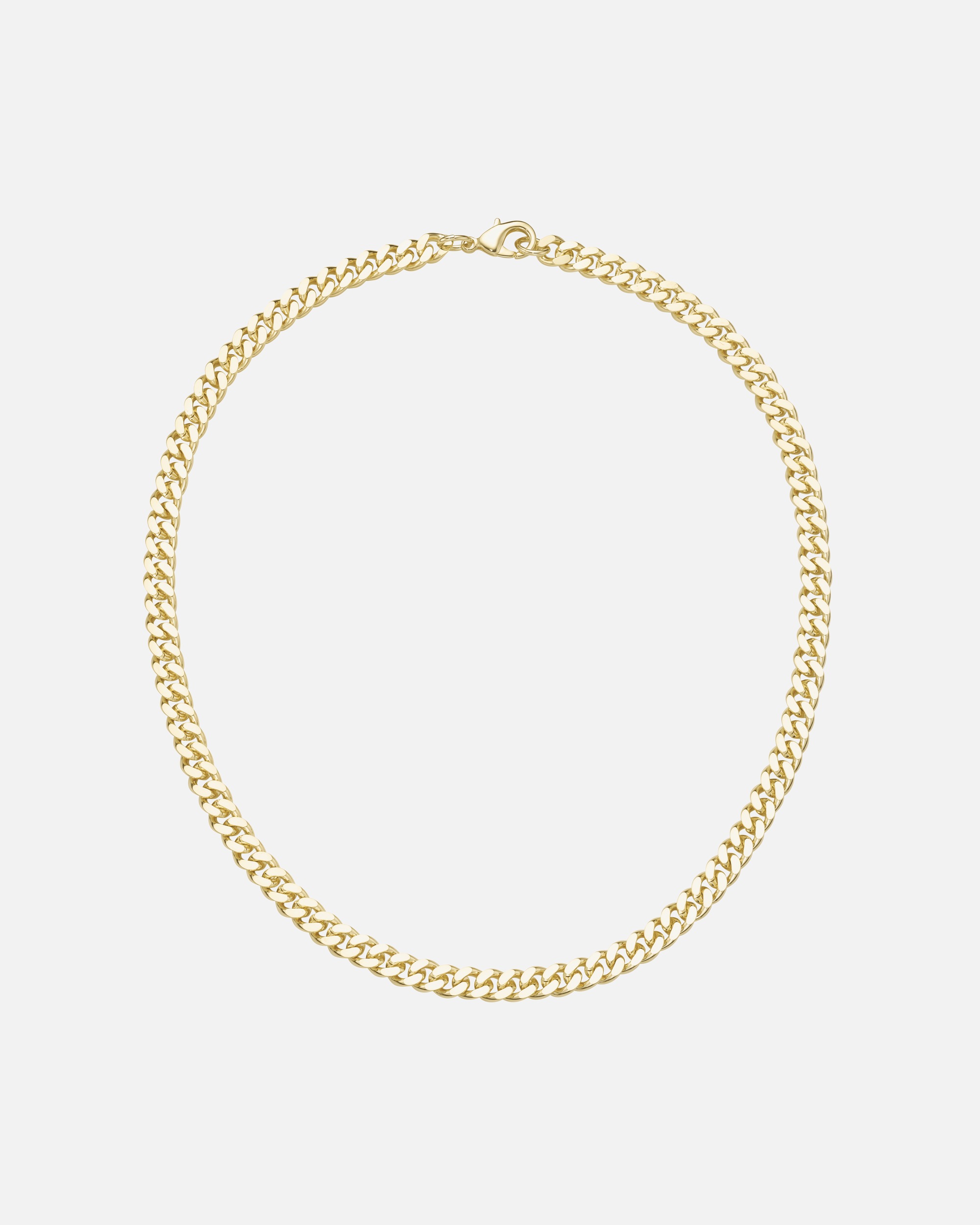 Halskette für Unisex Jacques Charrel Kette massiv, diamantiert, hochwertige Kupfer Zink Legierung 45 cm