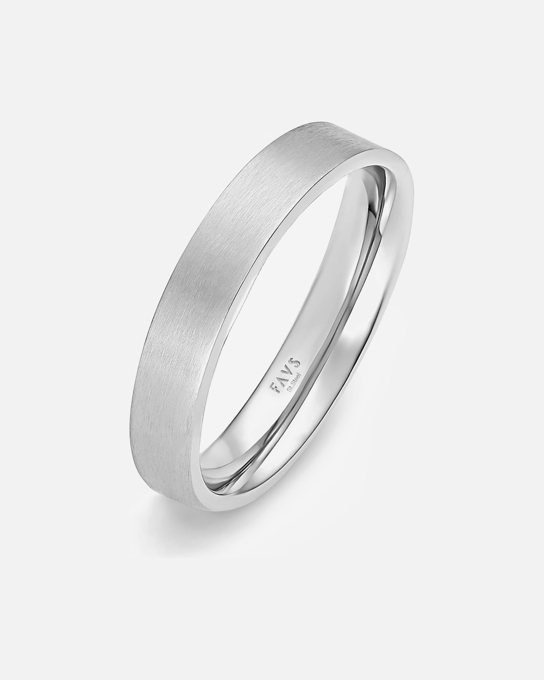 Ring für Männlich FAVS Herrenring Edelstahl 68