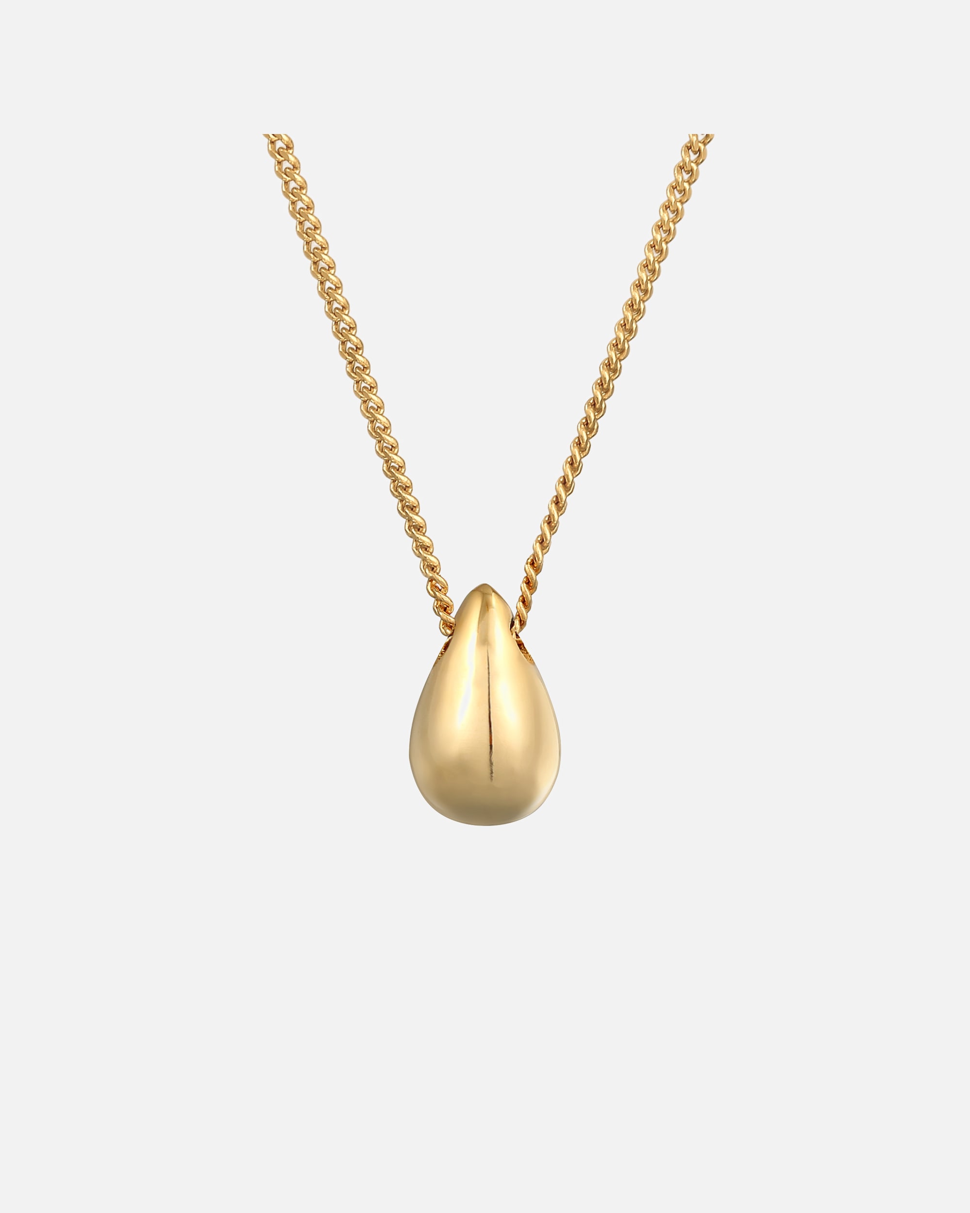 Halskette für Weiblich Elli Tropfen Anhänger Zeitlos Schlicht 925 Silber 1 Stück