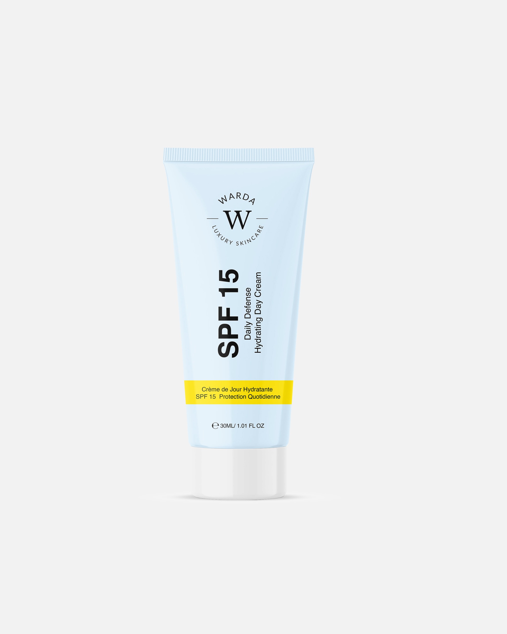 Tagescreme für Unisex WARDA LUXURY SKINCARE Feuchtigkeitsspendende Tagescreme mit Lichtschutzfaktor 15 – Täglicher Schutz 1 Stück