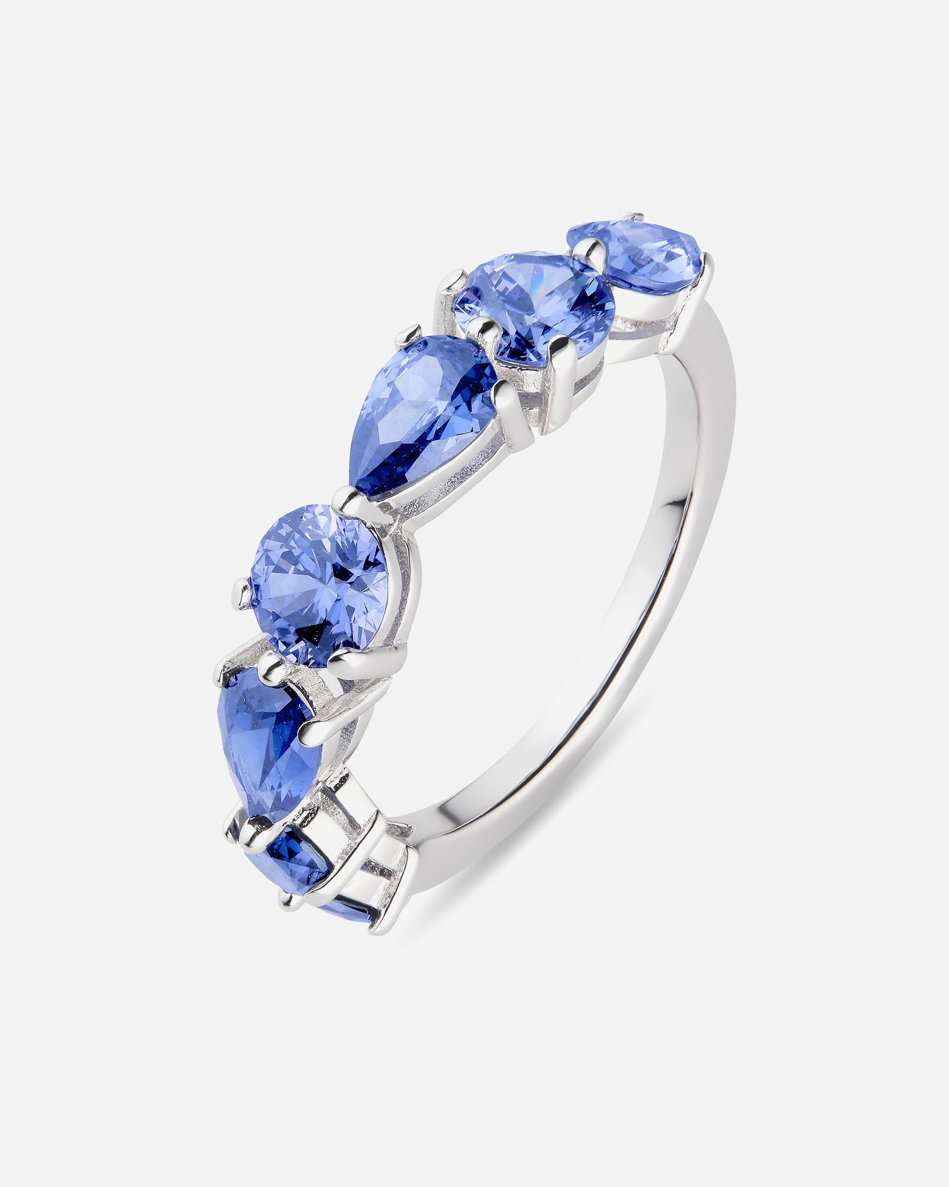 Ring für Weiblich Jette Damenring 925er Silber, recycelt 53