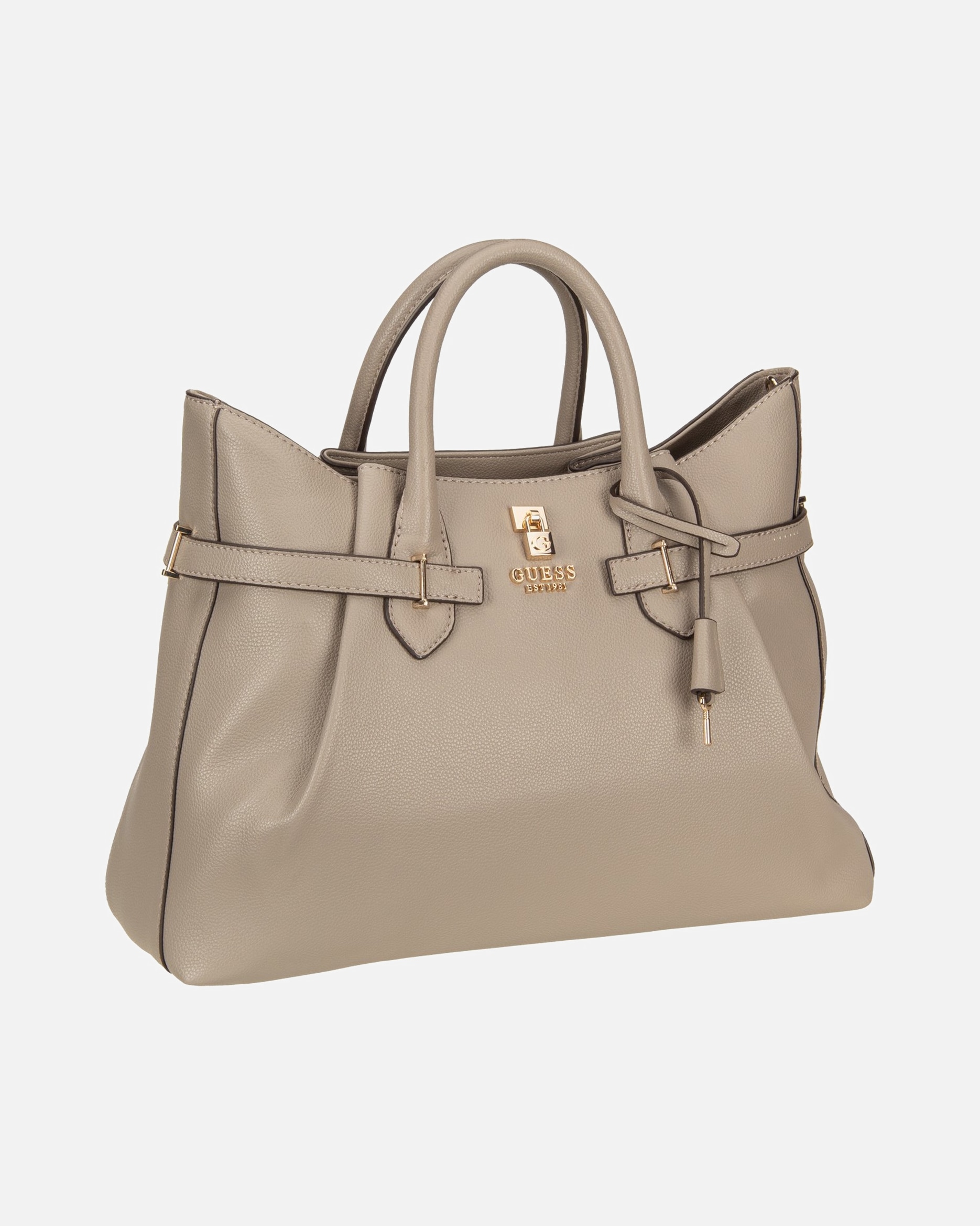 Handtasche für Weiblich GUESS Handtasche Yesba Girlfriend dark taupe