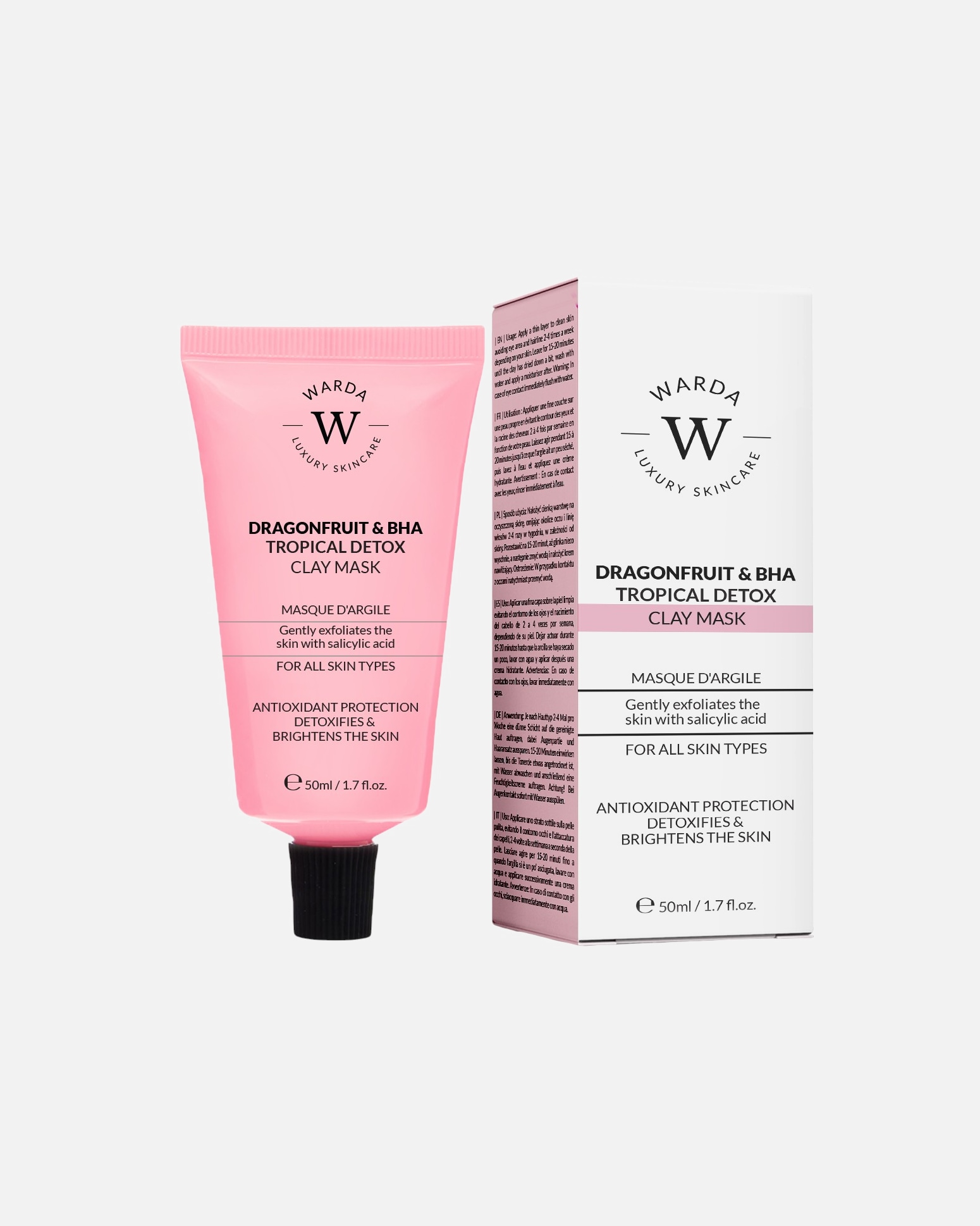 Schlammmaske für Weiblich WARDA LUXURY SKINCARE Detox Maske 1 Stück