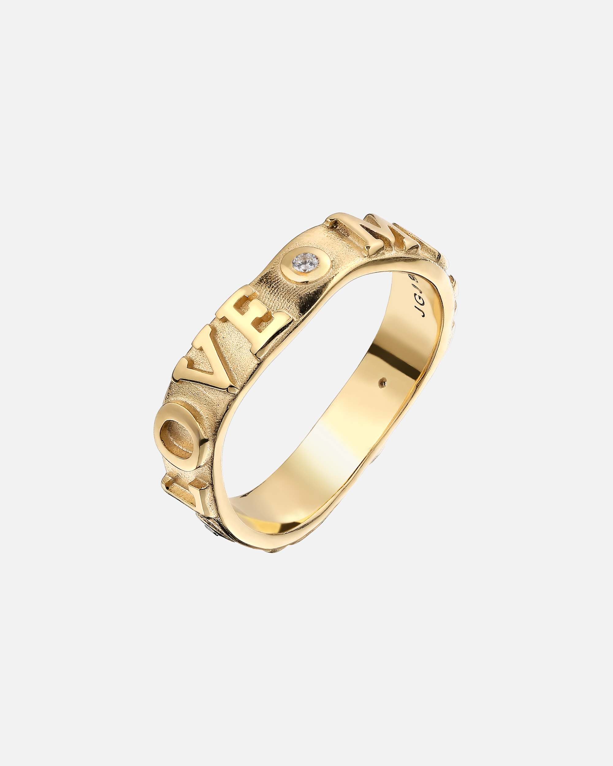 Ring für Weiblich Elli Ring mit Zirkonia Weiß MORE SELF LOVE 925 Sterling Silber 52