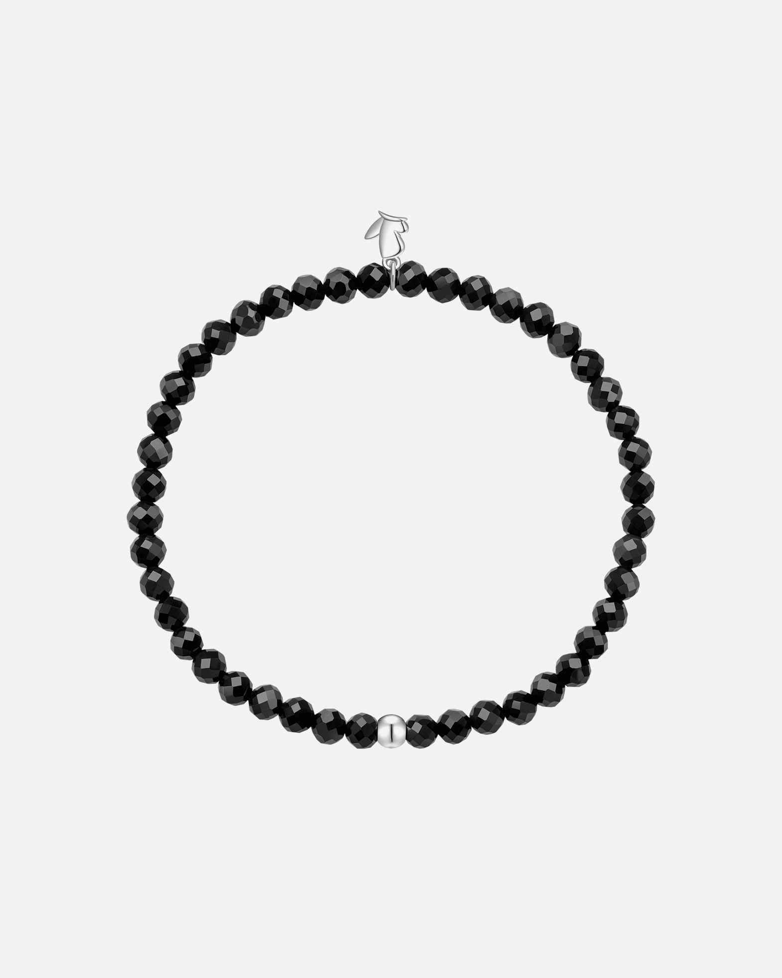 Armband für Weiblich Glanzstücke München Edelsteinarmband aus Edelstahl in Silber mit Achat 17,0 cm