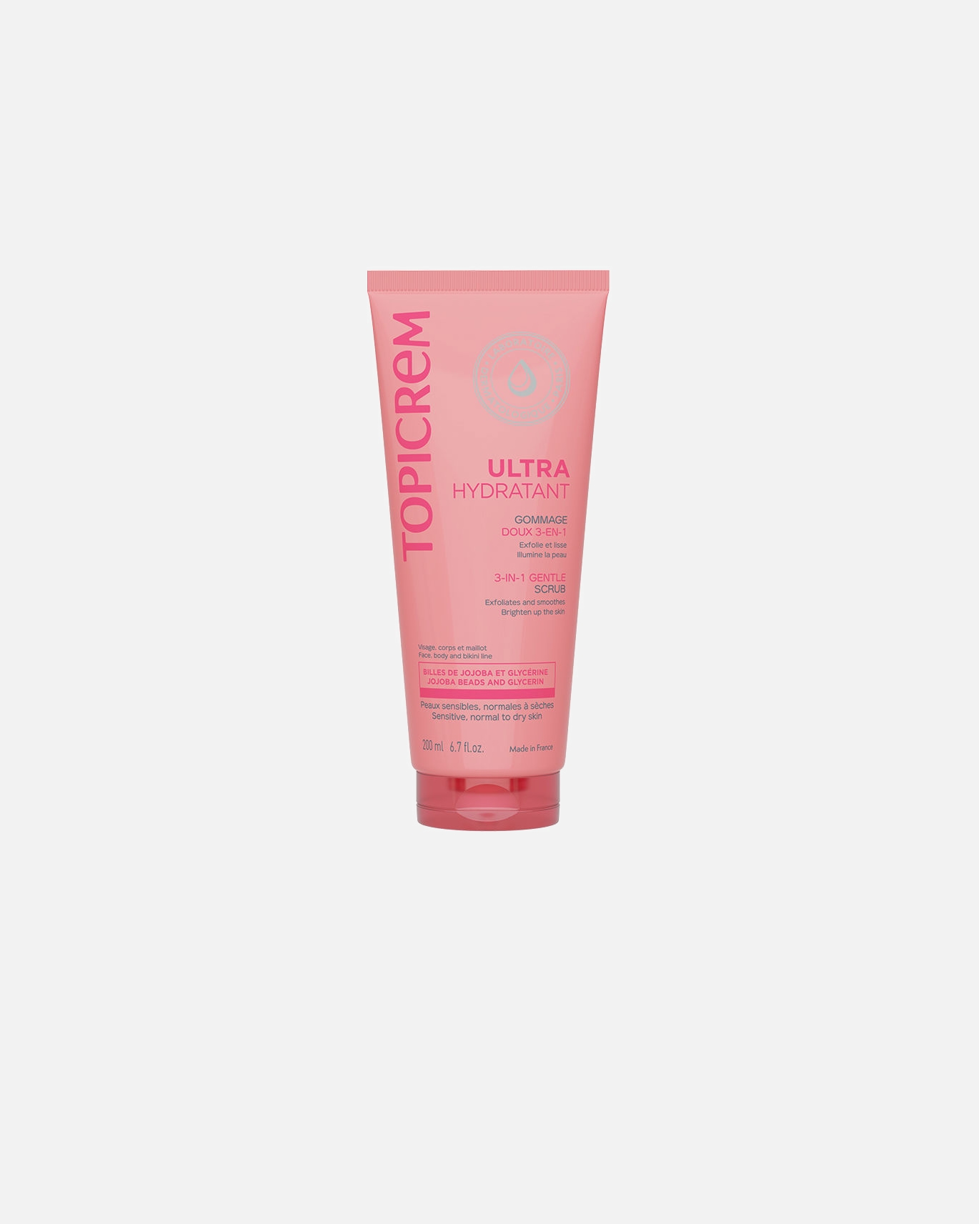 Körperpeeling für Unisex Topicrem Ultra Hydratant Suave 200 ml