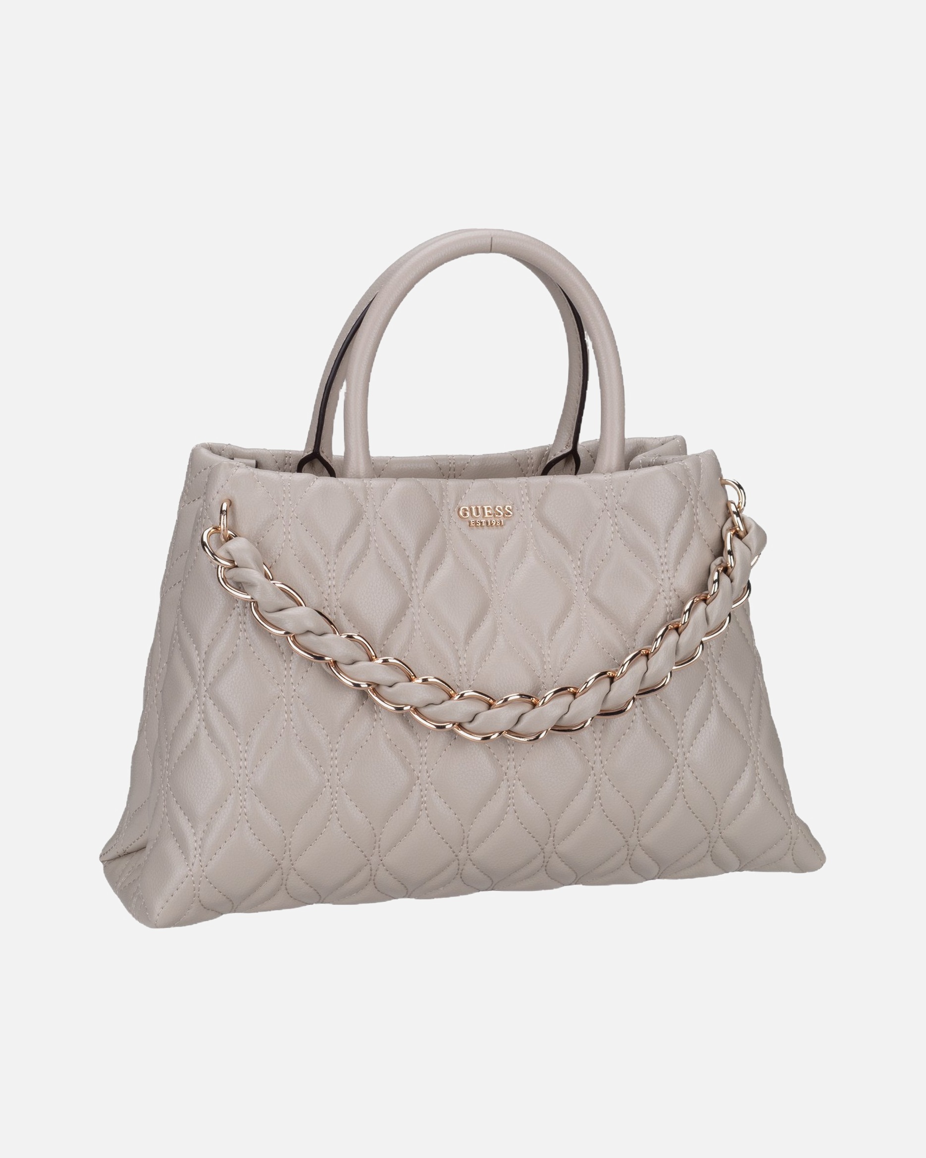 Handtasche für Weiblich GUESS Handtasche Maxine Girlfriend light taupe