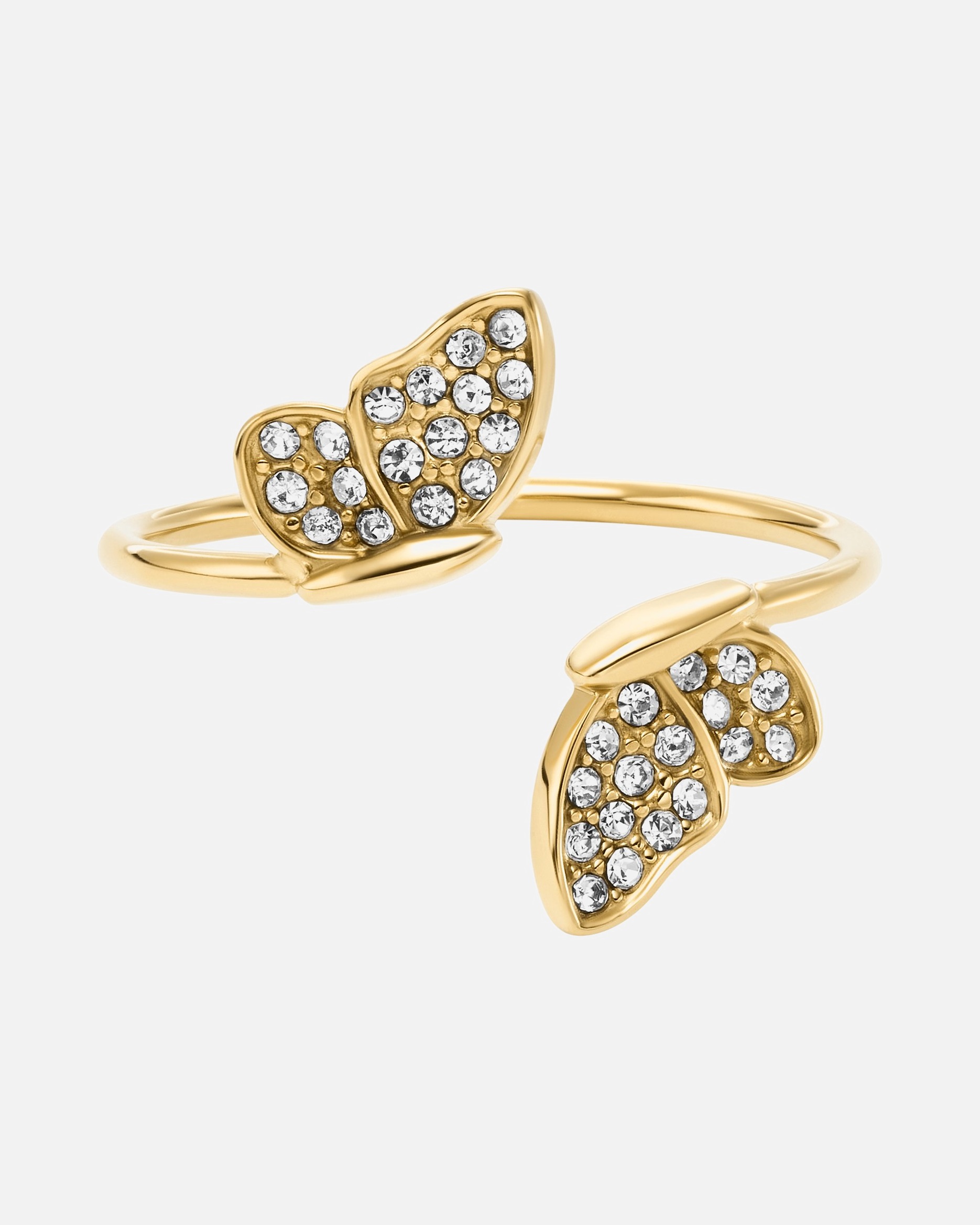 Ring für Weiblich Fossil Damenring Edelstahl 52