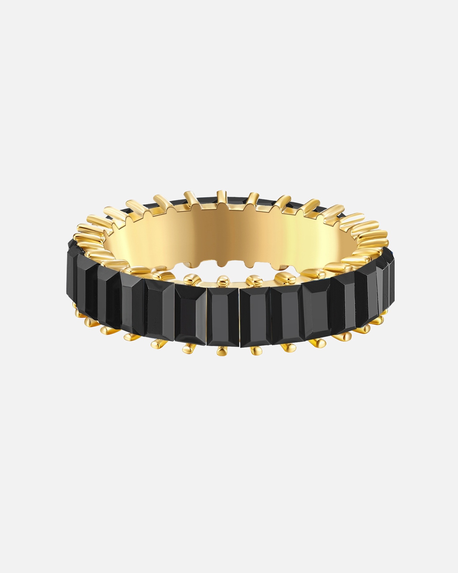 Ring für Weiblich Yokoamii Ring Metall-Legierung Glaskristall in Gelbgold 50