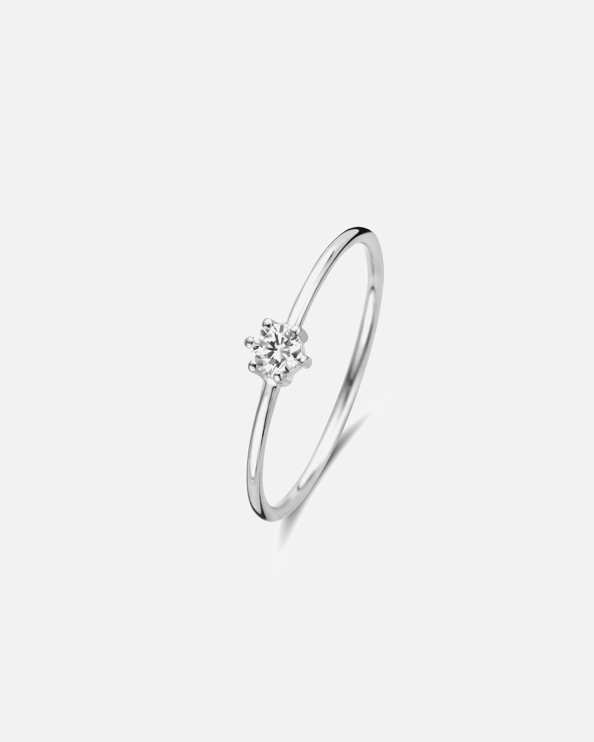 Ring für Weiblich Isabel Bernard Isabel Bernard Saint Germain Abelle 14 Karat | Weißgold Ring IB330024-48 56