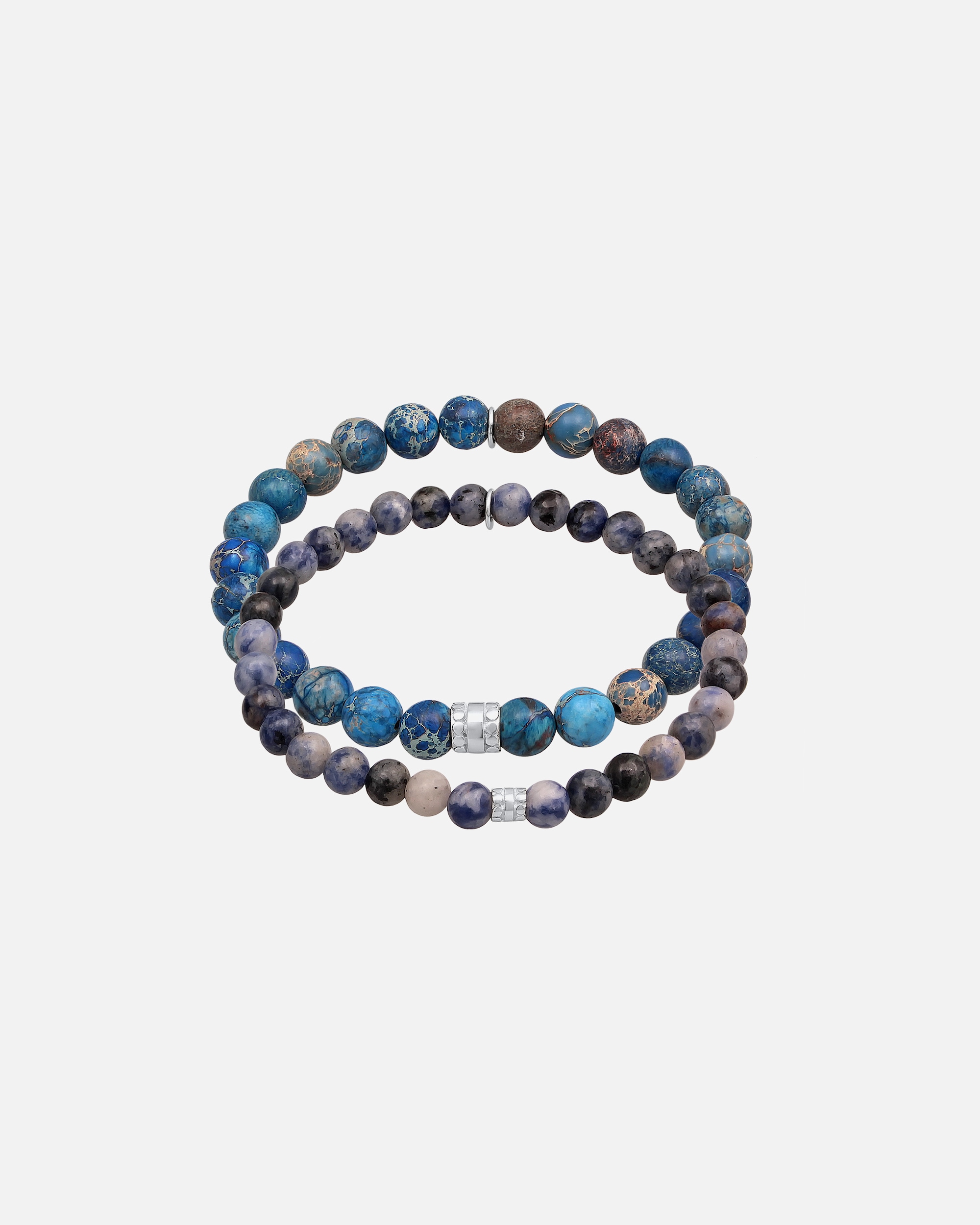 Armband für Männlich KUZZOI Achat Edelstein Perlen Bead 925 Silber 1 Stück