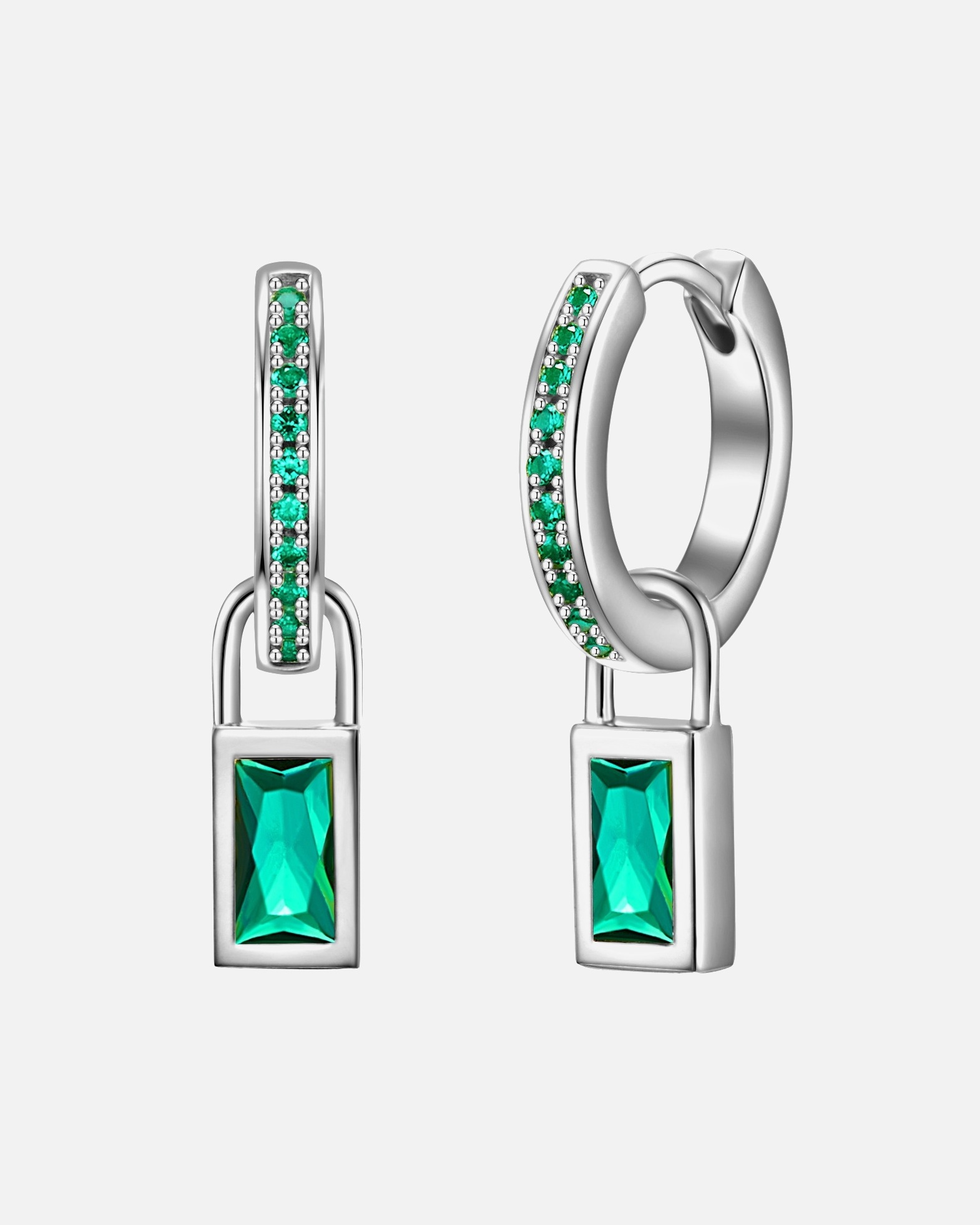 Creolen für Weiblich Glanzstücke München Creolen Sterling Silber Zirkonia in Silber 1 Stück